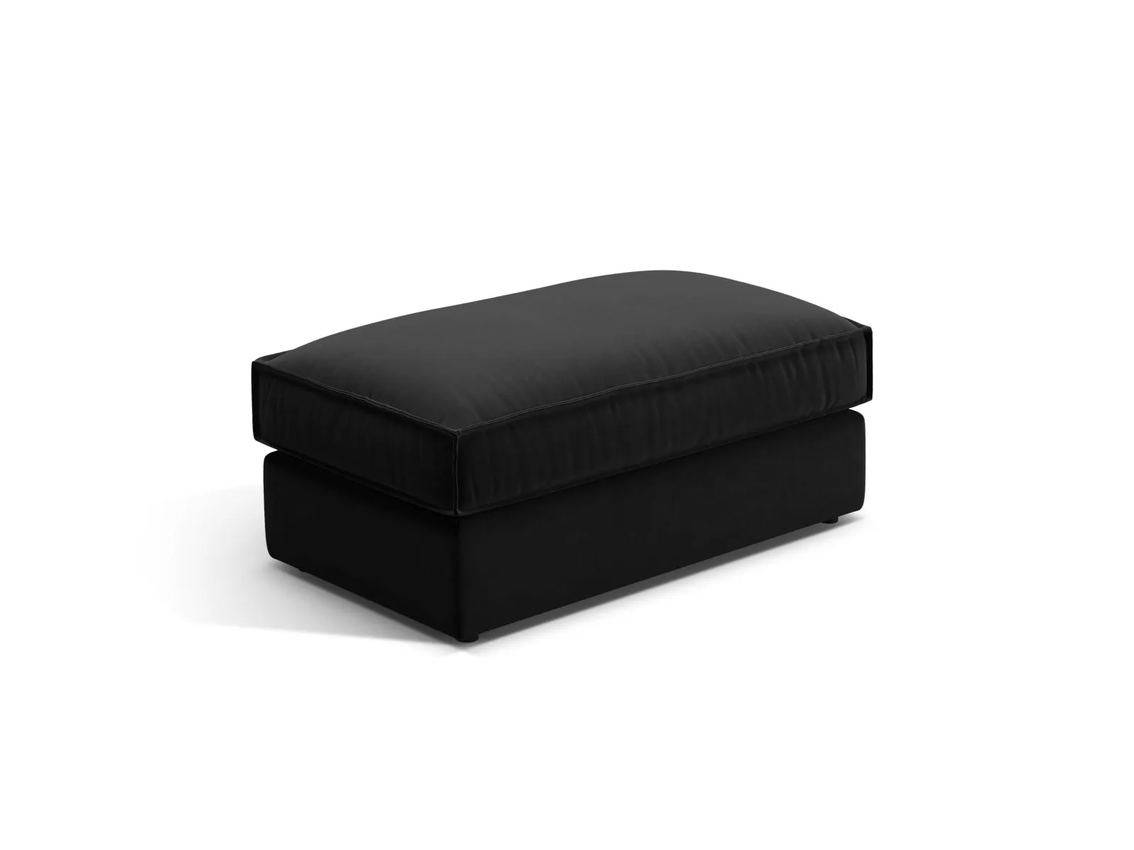 Pola Pouf aus Samt oder Strukturstoff, 103x54 cm - Image 5