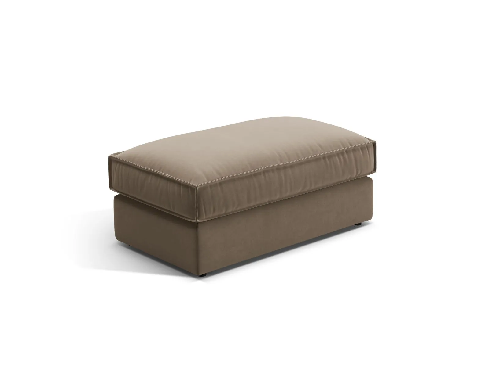 Pola Pouf aus Samt oder Strukturstoff, 103x54 cm - Image 9