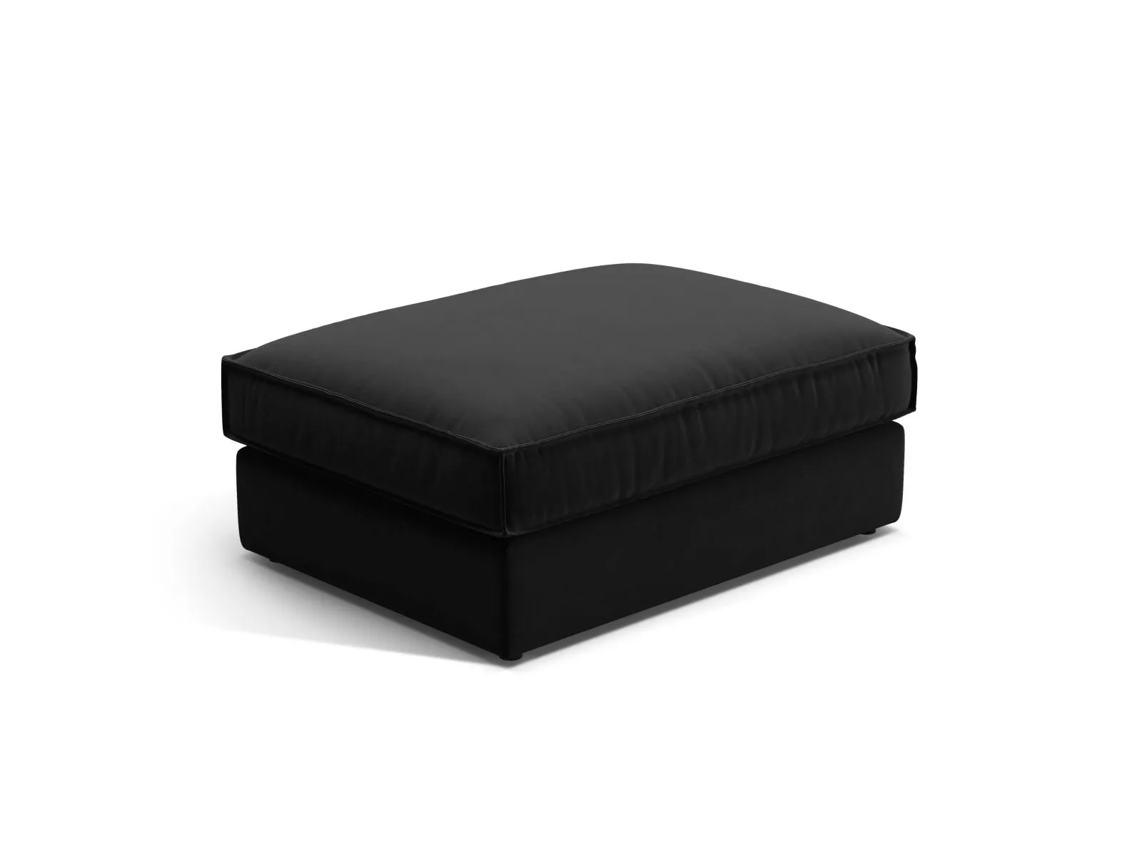 Pola Pouf aus Samt oder Strukturstoff, 103x78 cm - Image 5
