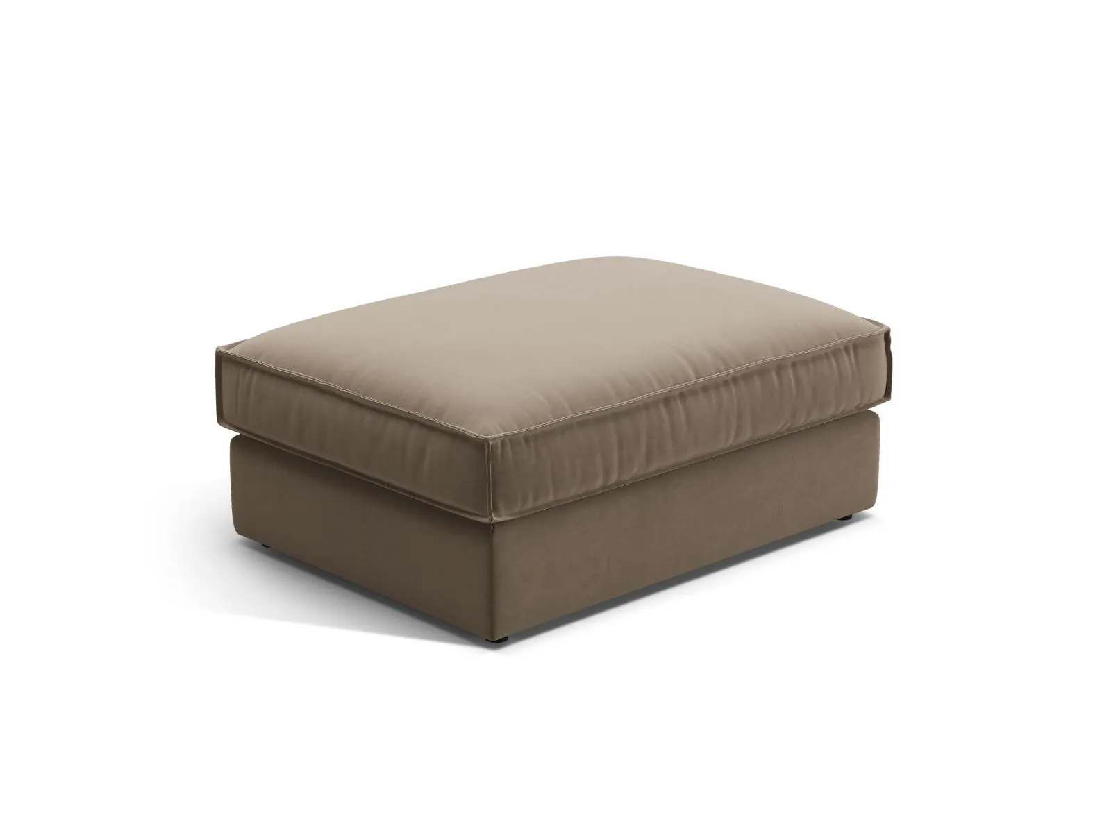 Pola Pouf aus Samt oder Strukturstoff, 103x78 cm - Image 9