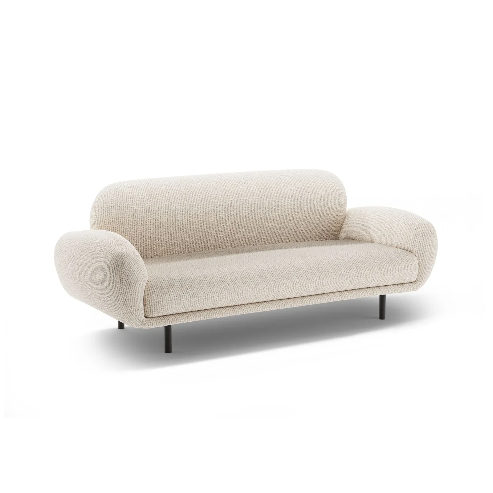 Poppy 2,5-Sitzer Sofa aus Samt, Chenille oder Boucle, 178x72 cm - Image 117