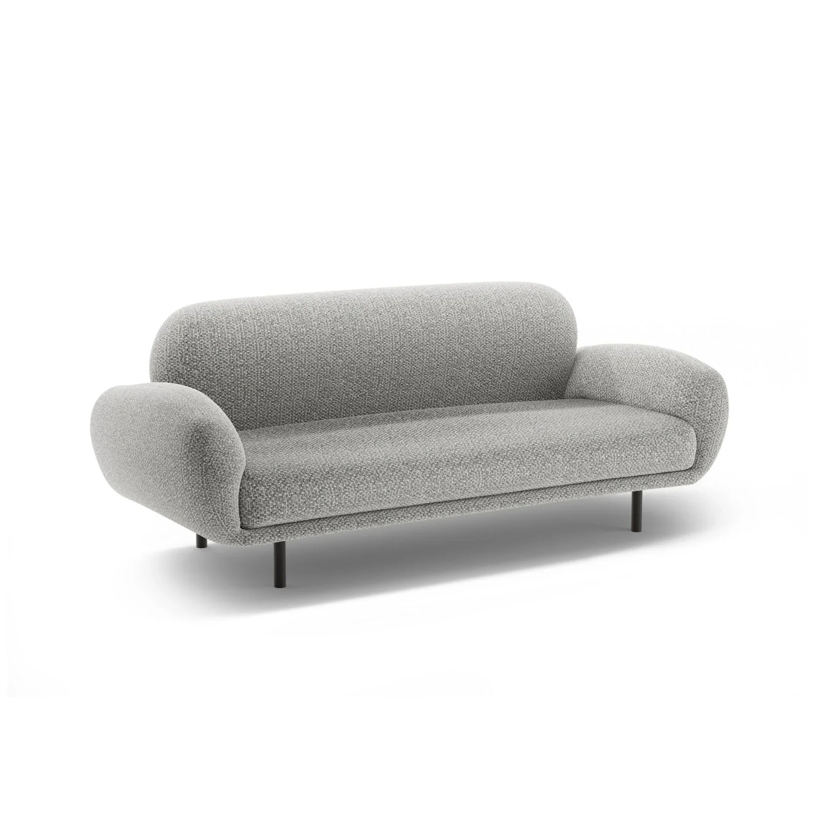 Poppy 2,5-Sitzer Sofa aus Samt, Chenille oder Boucle, 178x72 cm - Image 153