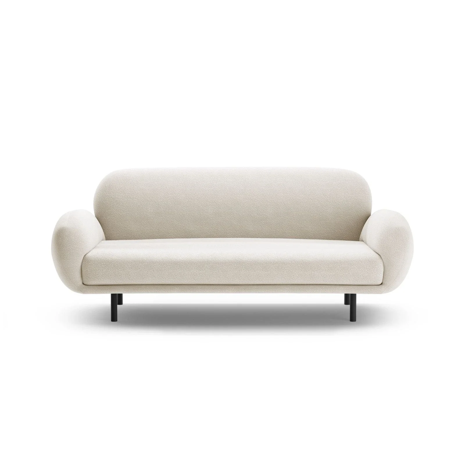 Poppy 2,5-Sitzer Sofa aus Samt, Chenille oder Boucle, 178x72 cm - Image 2