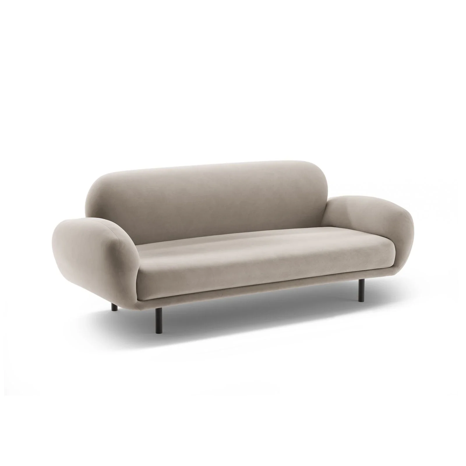 Poppy 2,5-Sitzer Sofa aus Samt, Chenille oder Boucle, 178x72 cm - Image 57