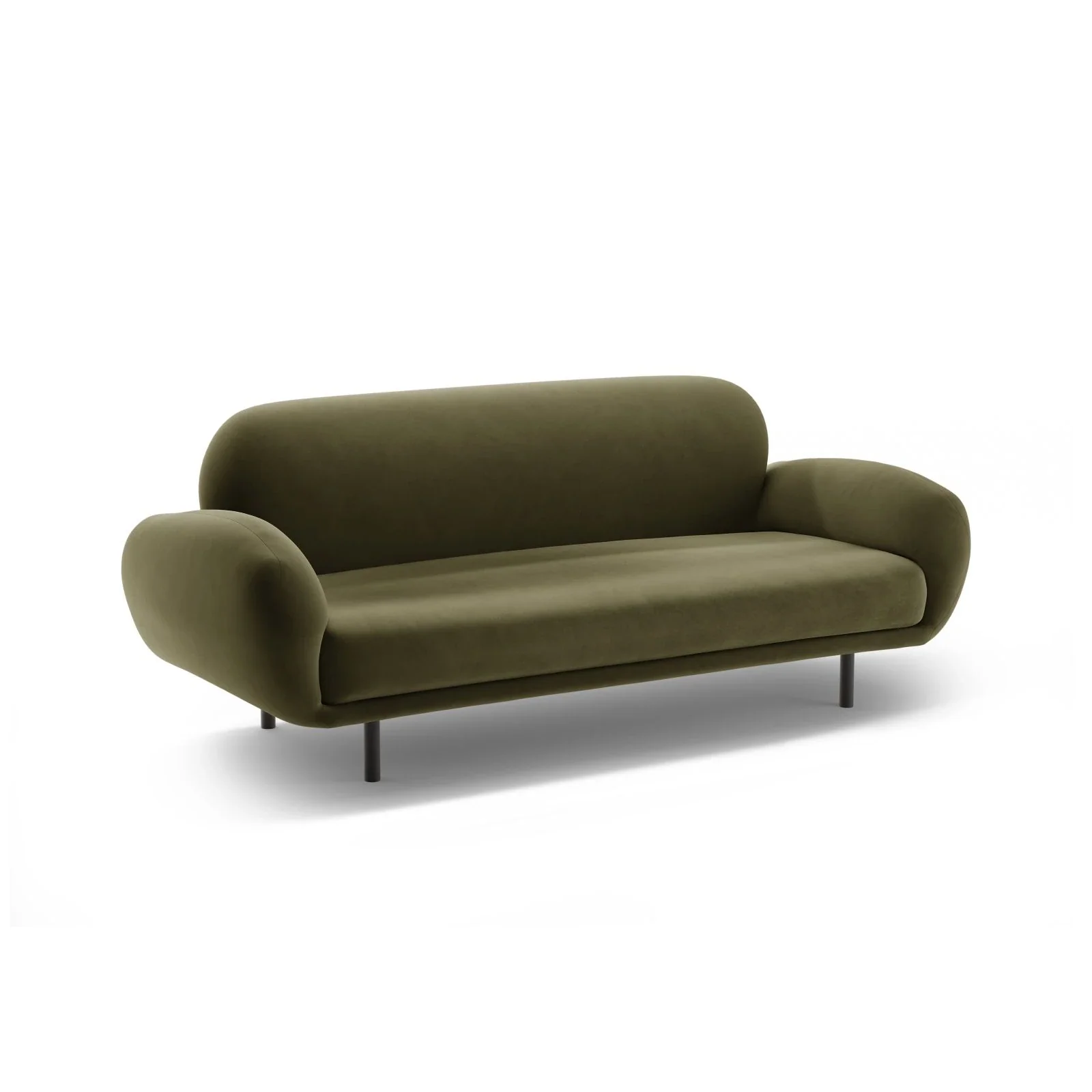 Poppy 2,5-Sitzer Sofa aus Samt, Chenille oder Boucle, 178x72 cm - Image 81