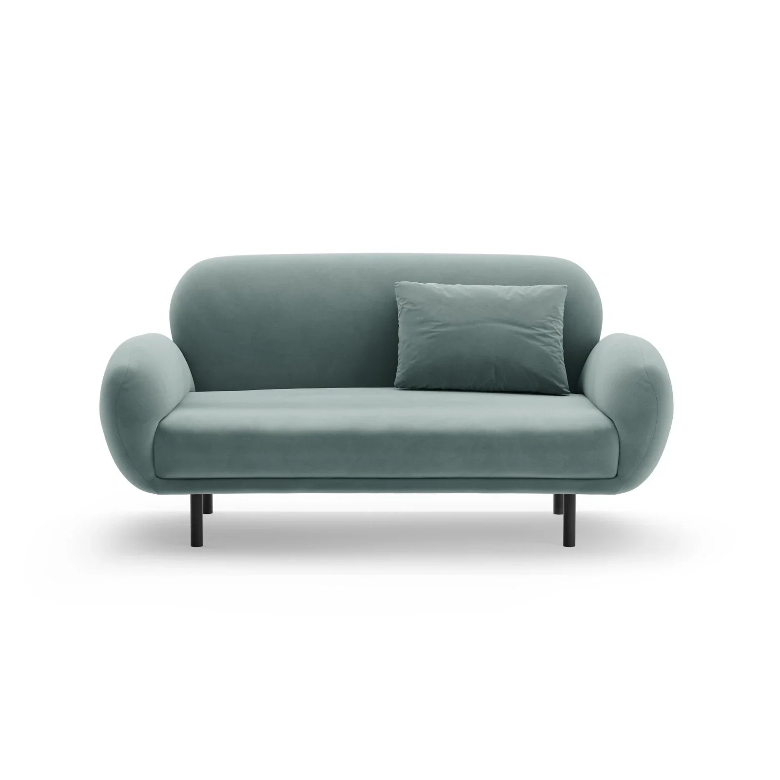 Poppy 2-Sitzer Sofa aus Samt, Chenille oder Boucle, 148x72 cm - Image 103