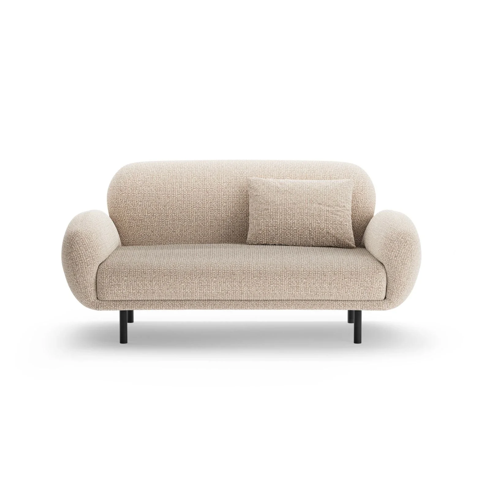 Poppy 2-Sitzer Sofa aus Samt, Chenille oder Boucle, 148x72 cm - Image 163
