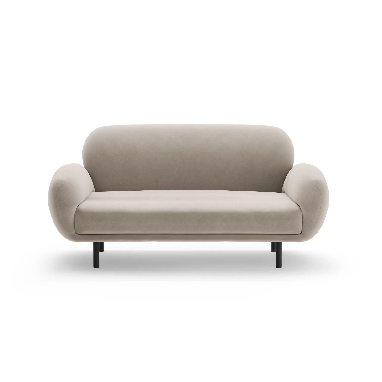 Poppy 2-Sitzer Sofa aus Samt, Chenille oder Boucle, 148x72 cm - Image 56