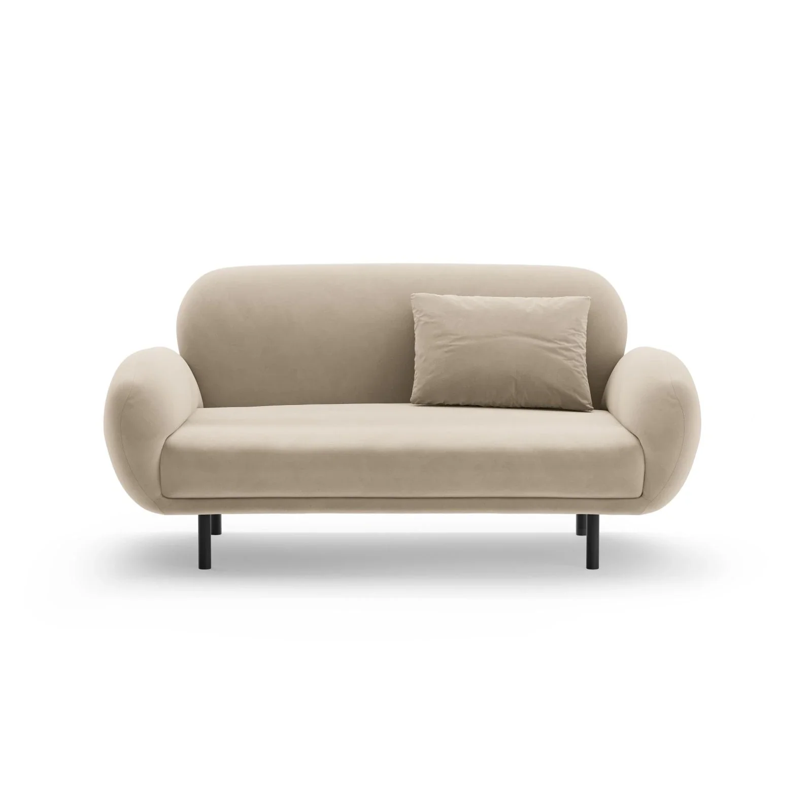 Poppy 2-Sitzer Sofa aus Samt, Chenille oder Boucle, 148x72 cm - Image 67