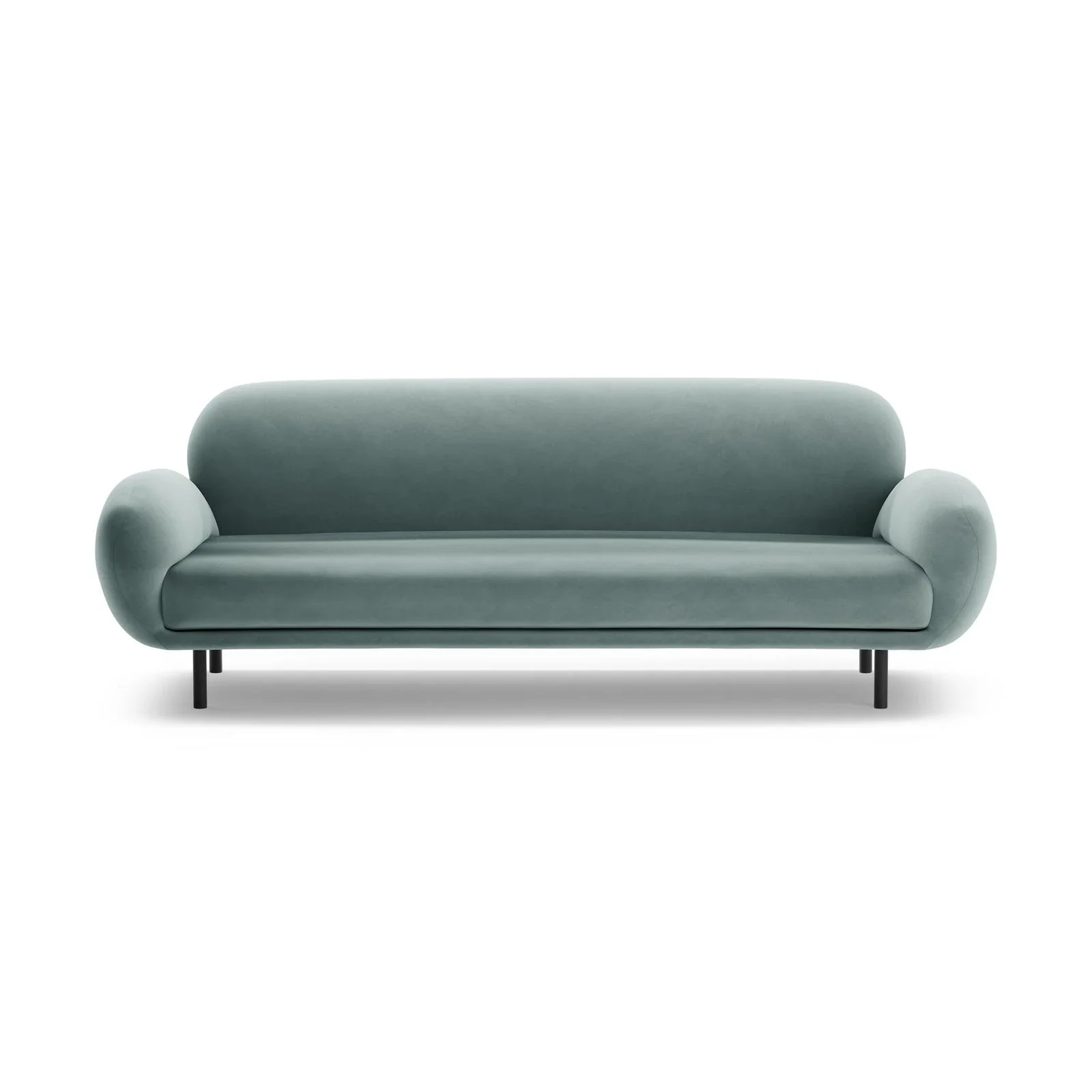 Poppy 3-Sitzer Sofa aus Samt, Chenille oder Boucle, 208x72 cm - Image 104