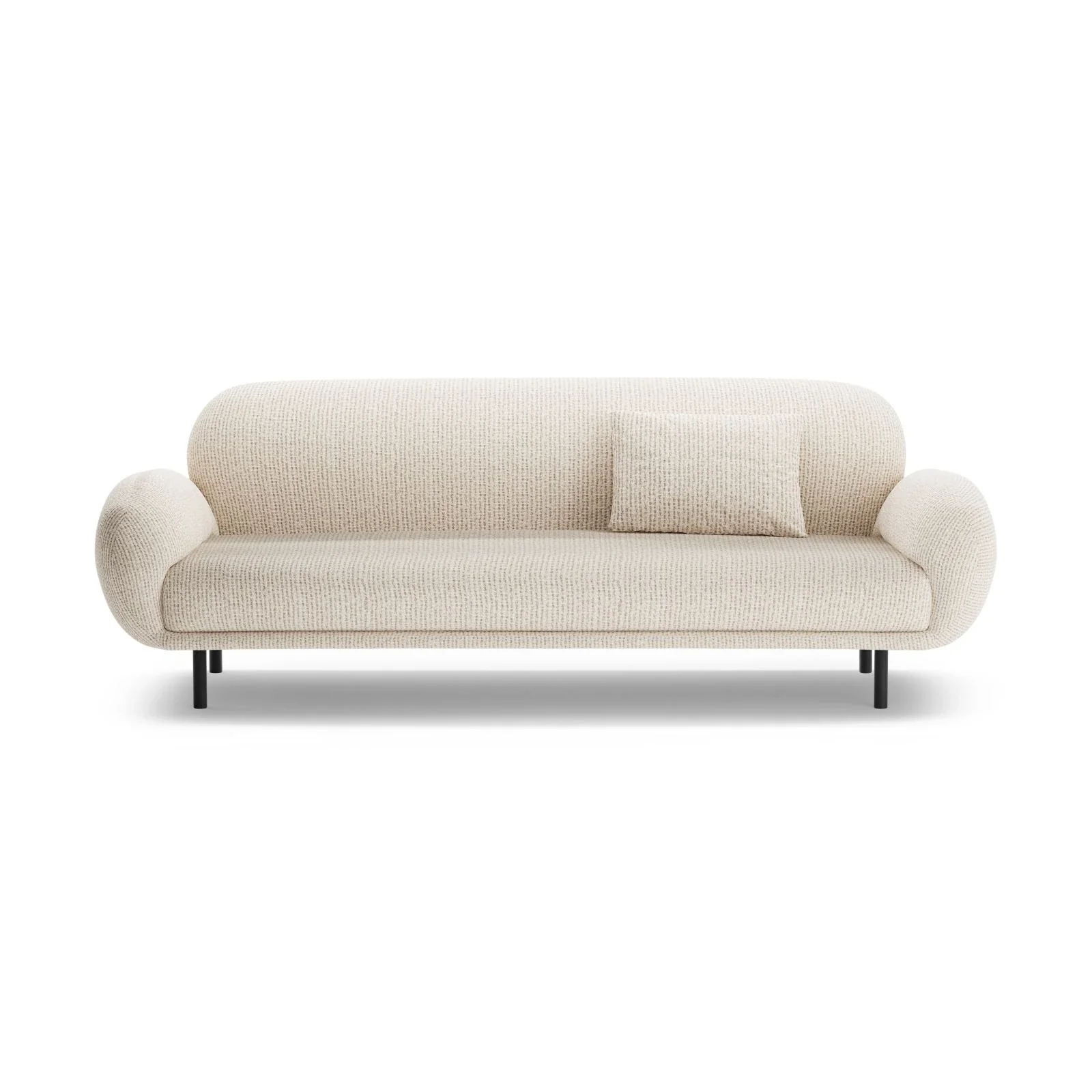 Poppy 3-Sitzer Sofa aus Samt, Chenille oder Boucle, 208x72 cm - Image 115