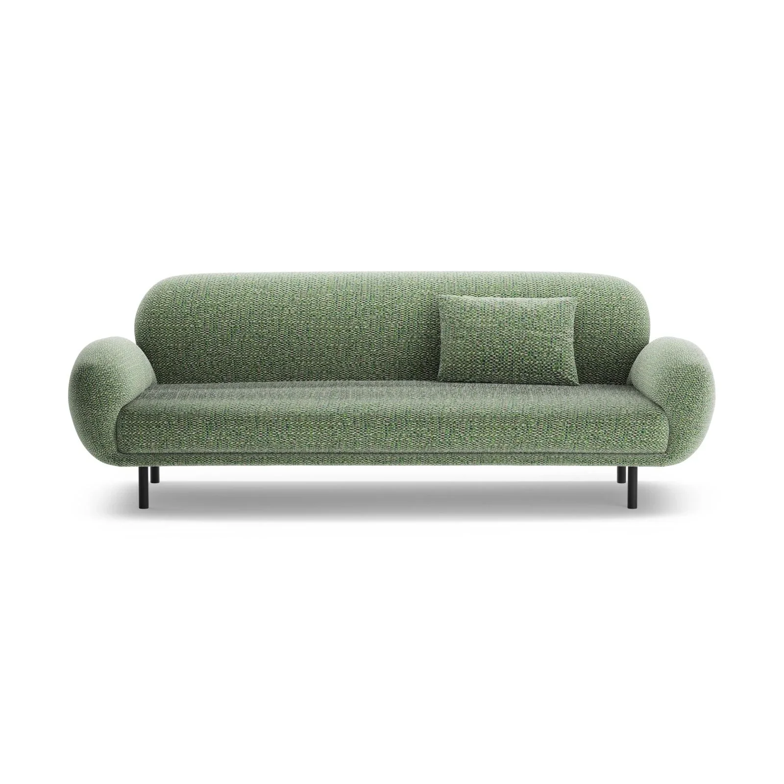 Poppy 3-Sitzer Sofa aus Samt, Chenille oder Boucle, 208x72 cm - Image 139