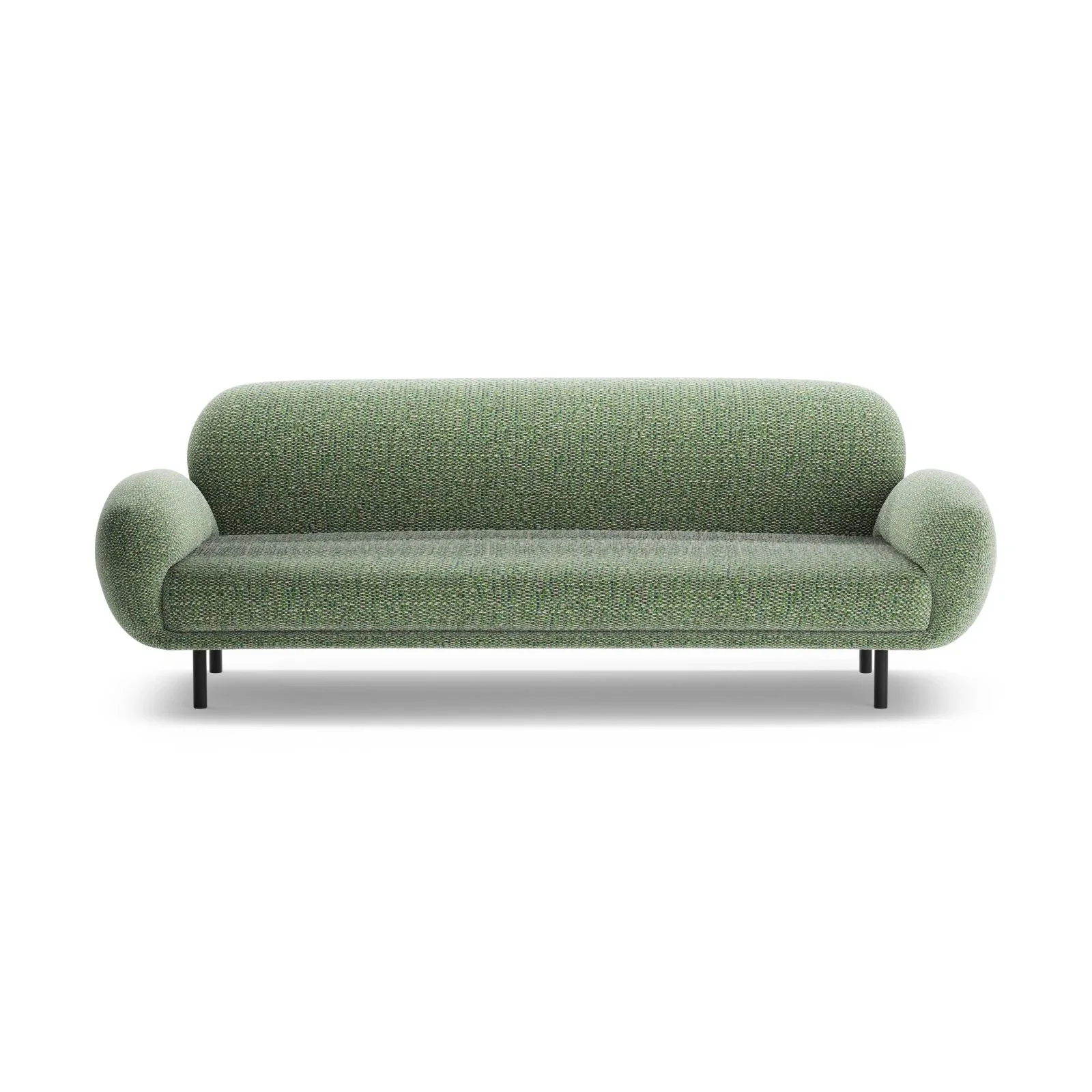 Poppy 3-Sitzer Sofa aus Samt, Chenille oder Boucle, 208x72 cm - Image 140
