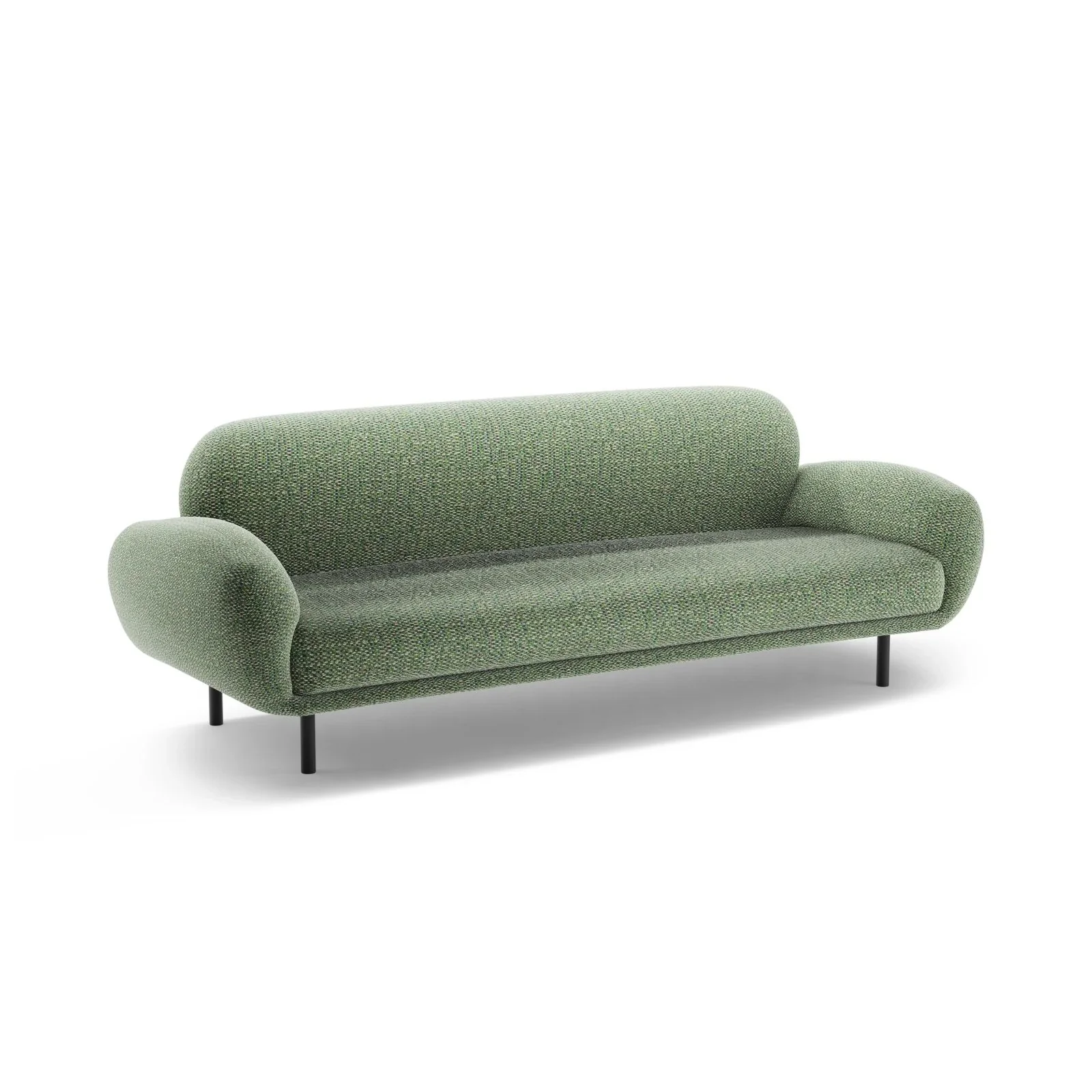 Poppy 3-Sitzer Sofa aus Samt, Chenille oder Boucle, 208x72 cm - Image 141