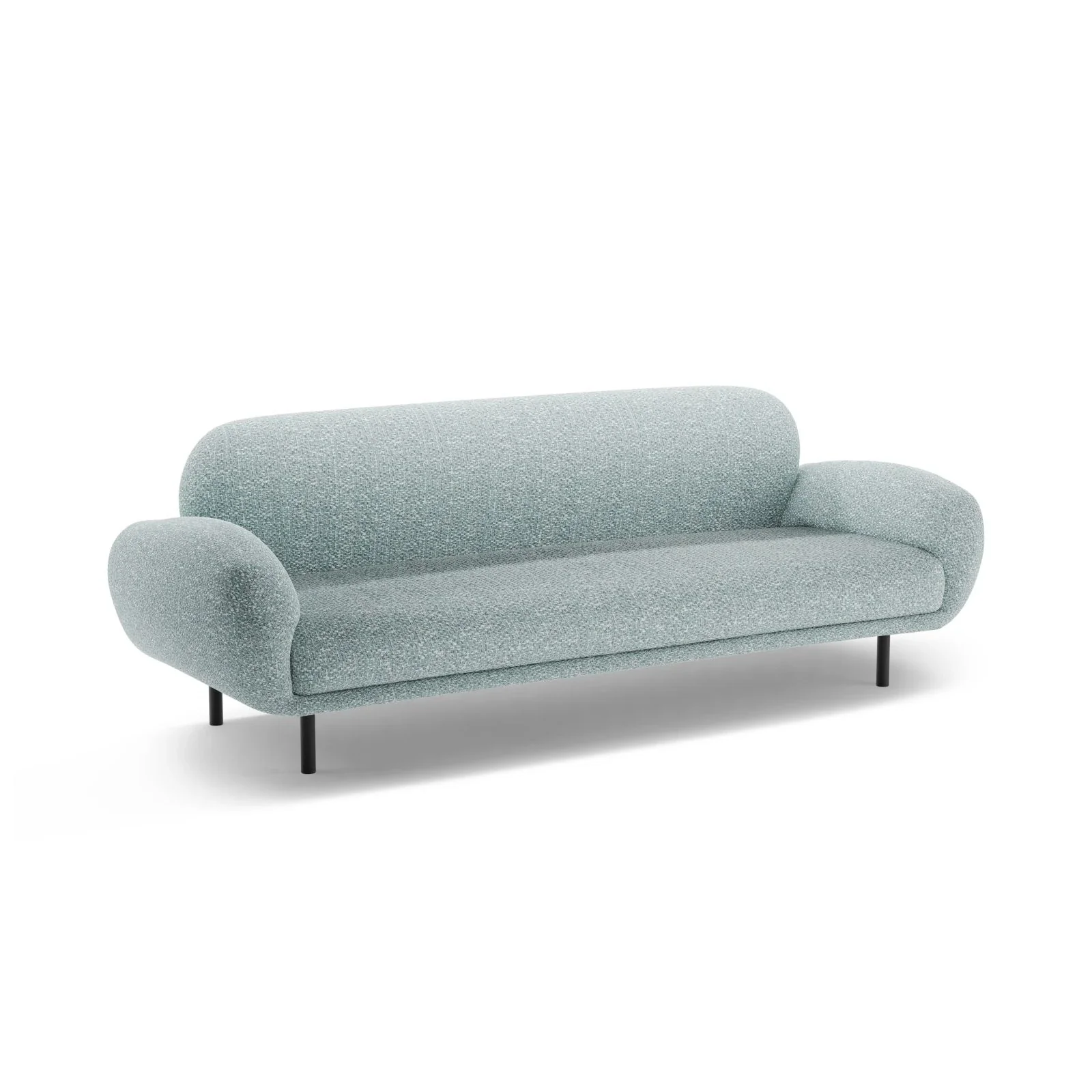 Poppy 3-Sitzer Sofa aus Samt, Chenille oder Boucle, 208x72 cm - Image 147