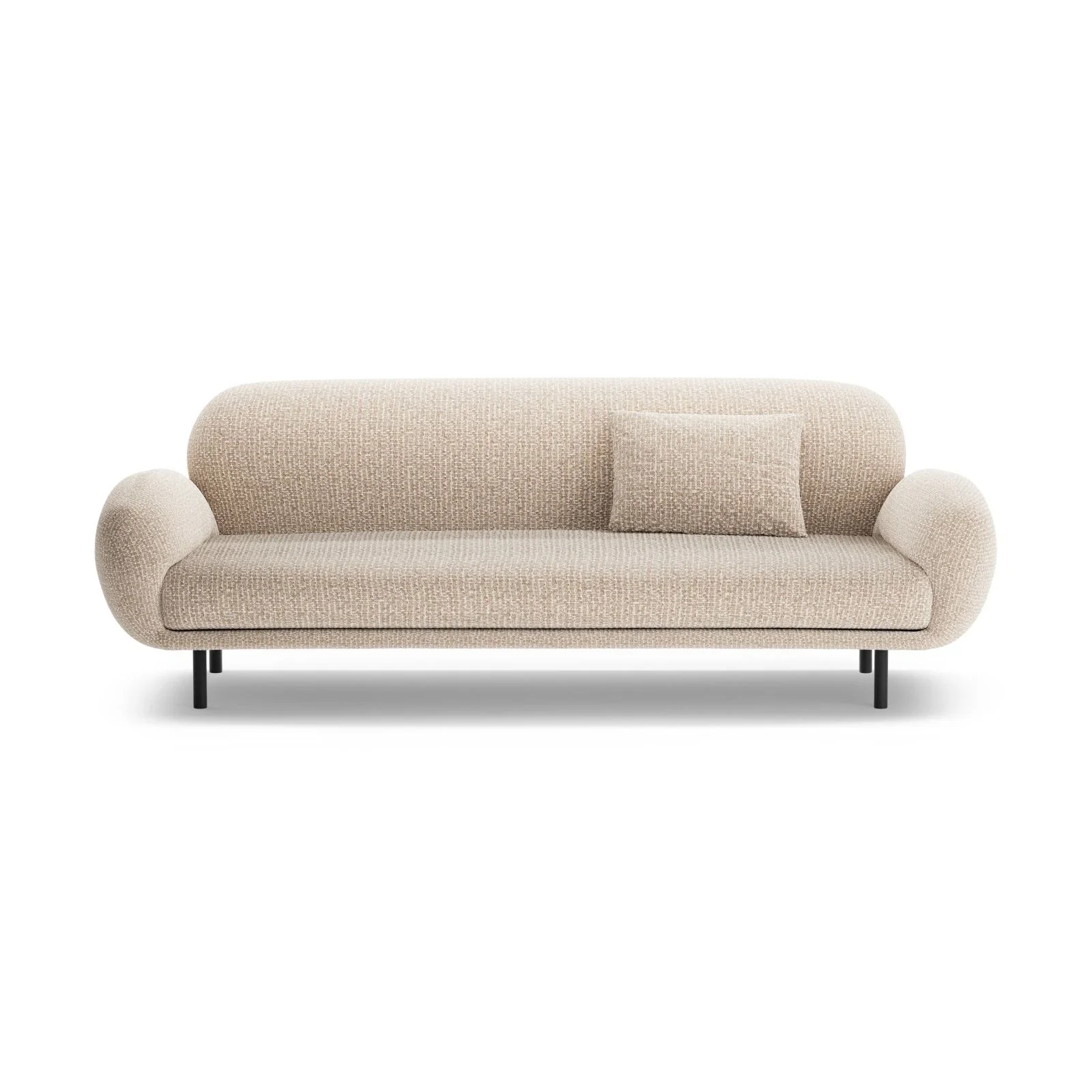 Poppy 3-Sitzer Sofa aus Samt, Chenille oder Boucle, 208x72 cm - Image 163