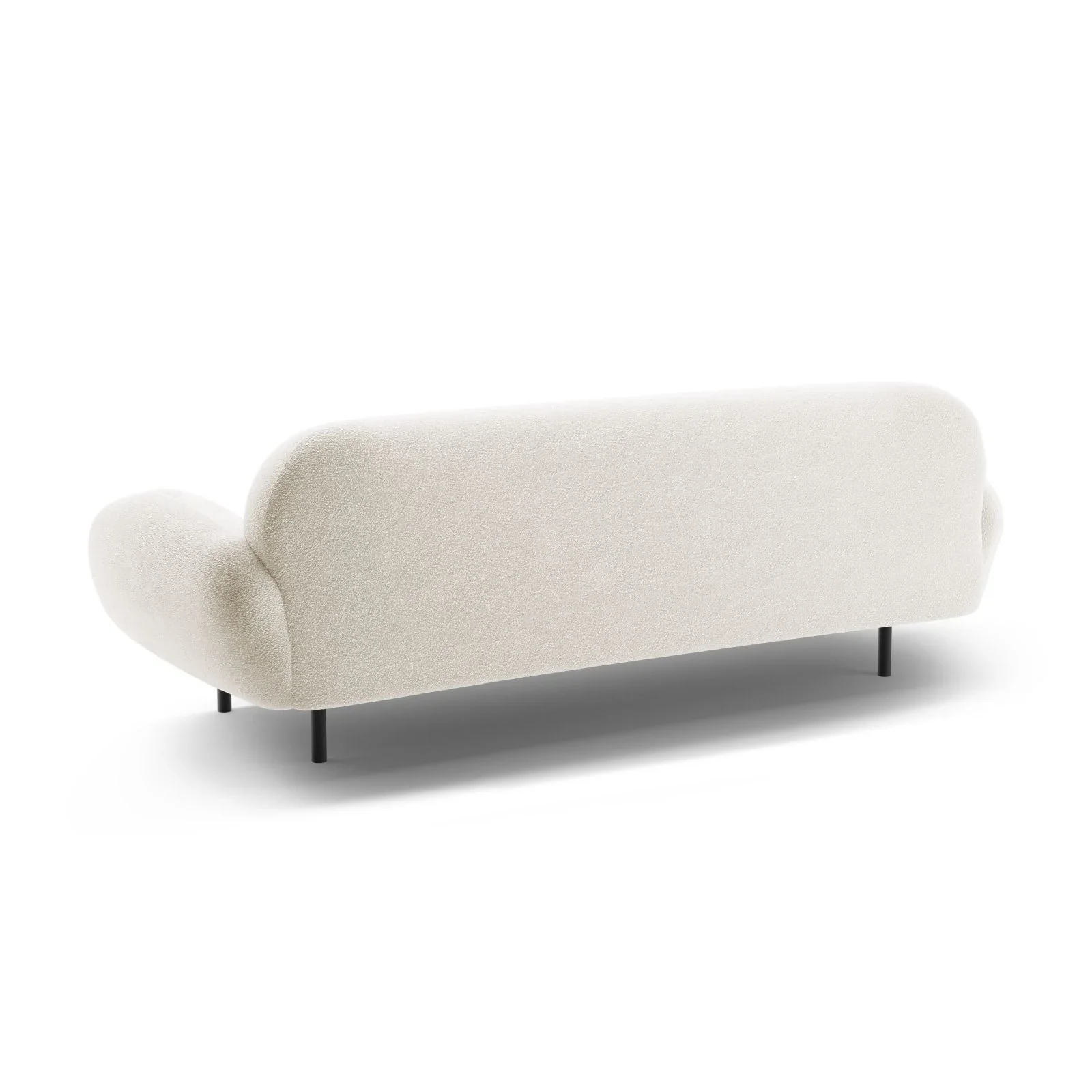 Poppy 3-Sitzer Sofa aus Samt, Chenille oder Boucle, 208x72 cm - Image 4