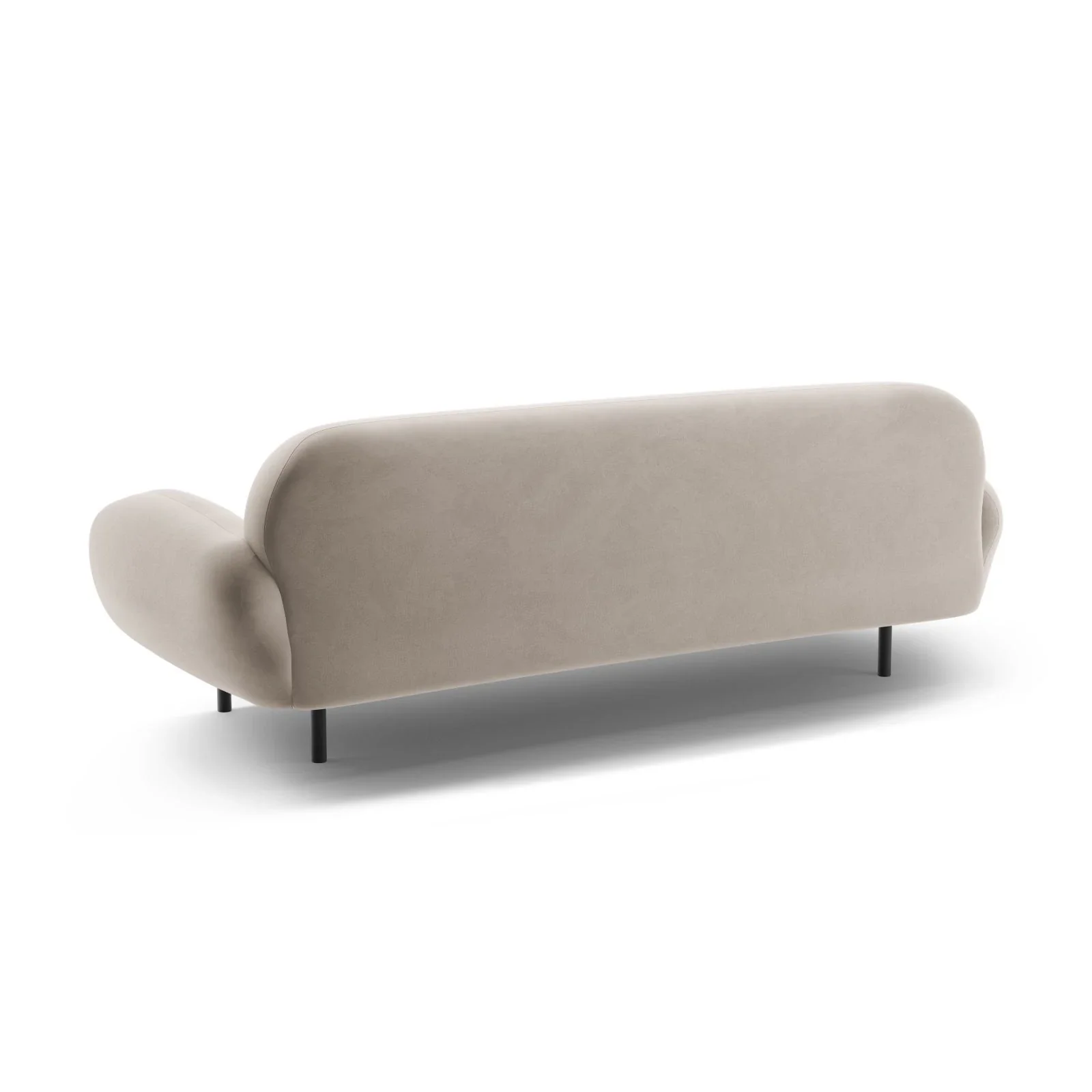 Poppy 3-Sitzer Sofa aus Samt, Chenille oder Boucle, 208x72 cm - Image 58