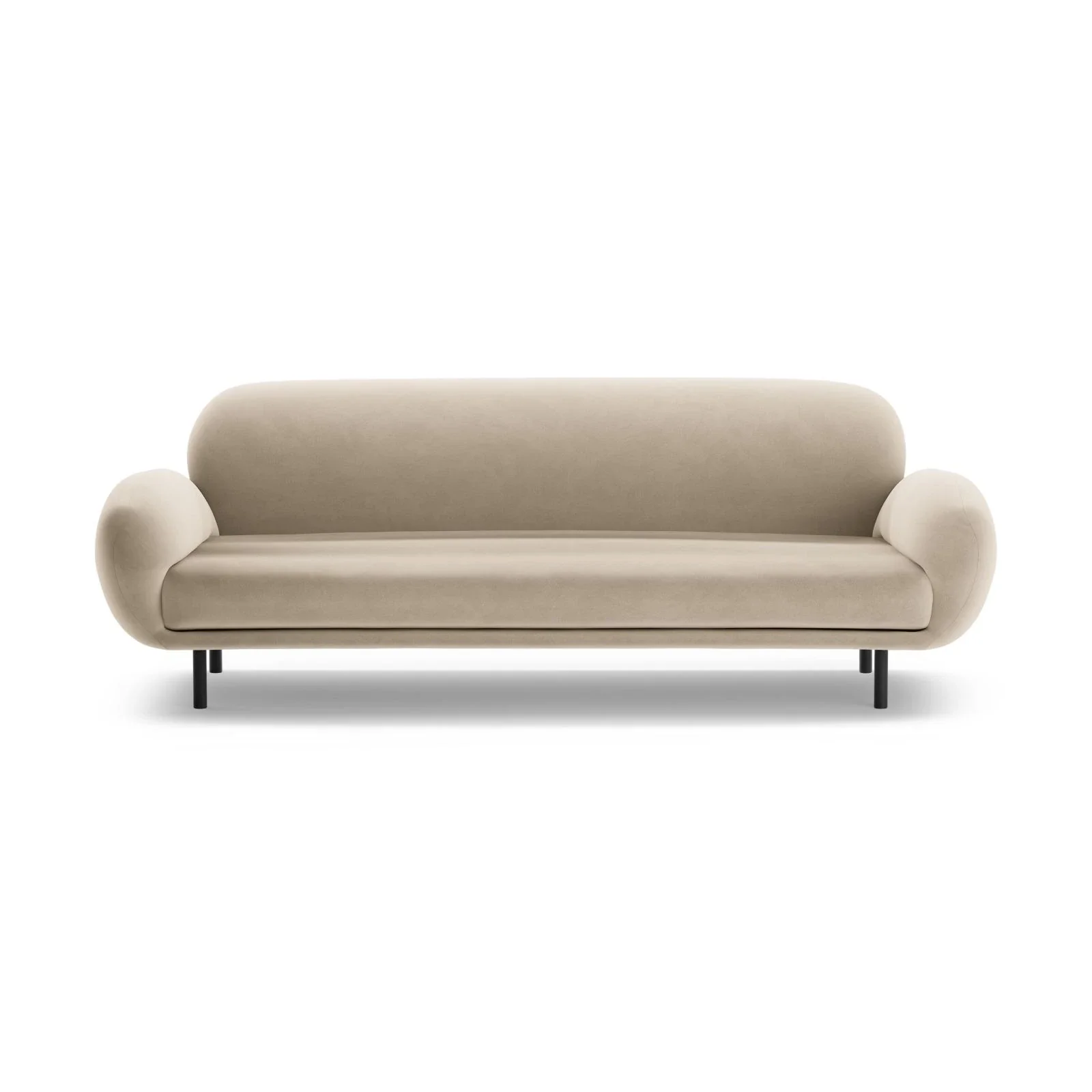 Poppy 3-Sitzer Sofa aus Samt, Chenille oder Boucle, 208x72 cm - Image 68