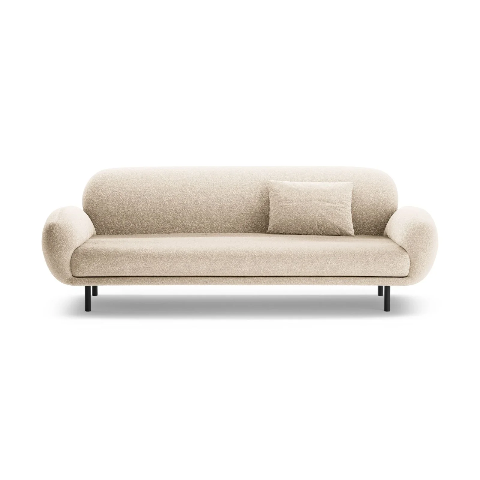 Poppy 3-Sitzer Sofa aus Samt, Chenille oder Boucle, 208x72 cm - Image 7