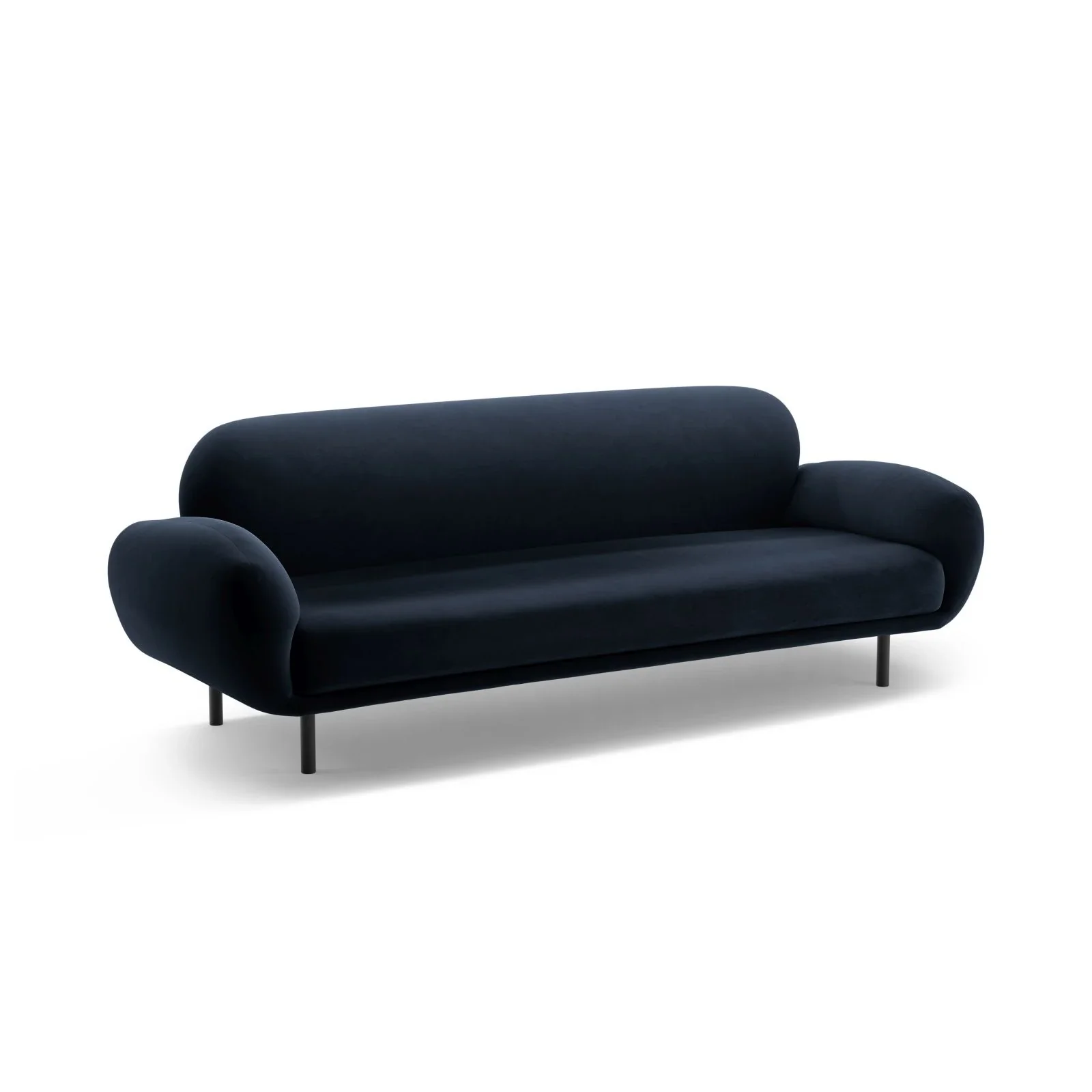 Poppy 3-Sitzer Sofa aus Samt, Chenille oder Boucle, 208x72 cm - Image 87