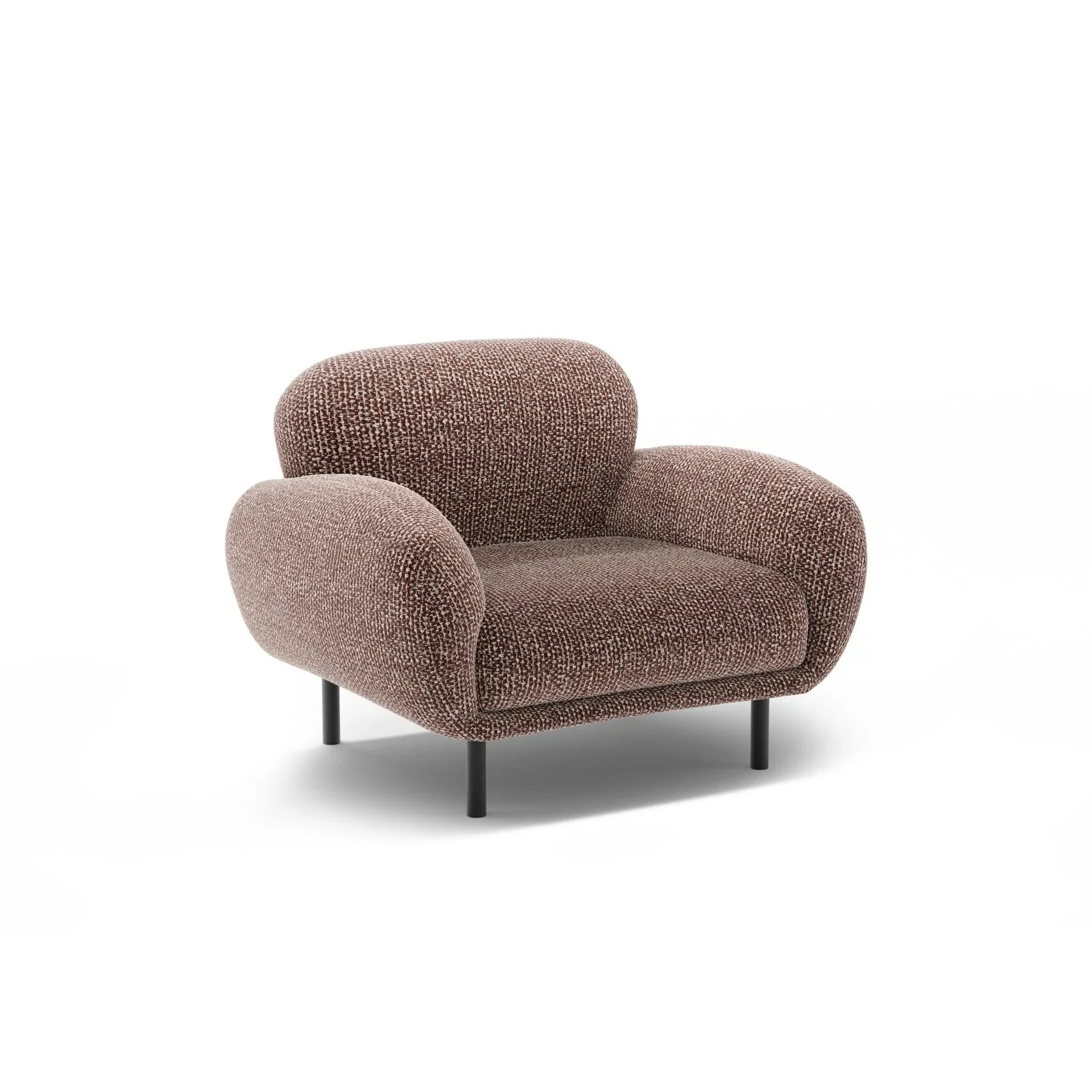 Poppy Sessel aus Samt, Chenille oder Boucle, 90x72 cm - Image 102