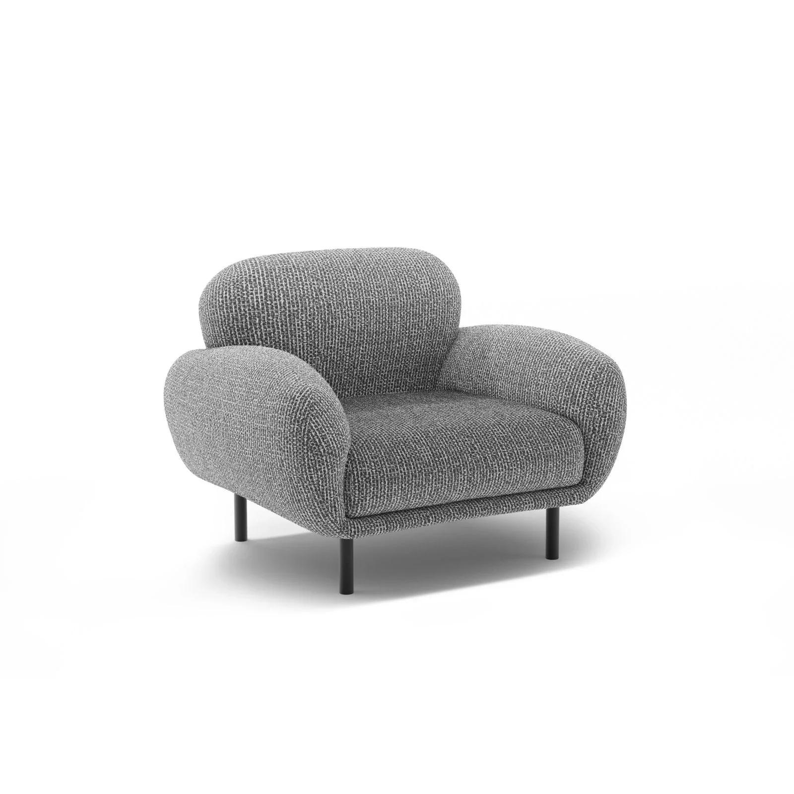 Poppy Sessel aus Samt, Chenille oder Boucle, 90x72 cm - Image 107