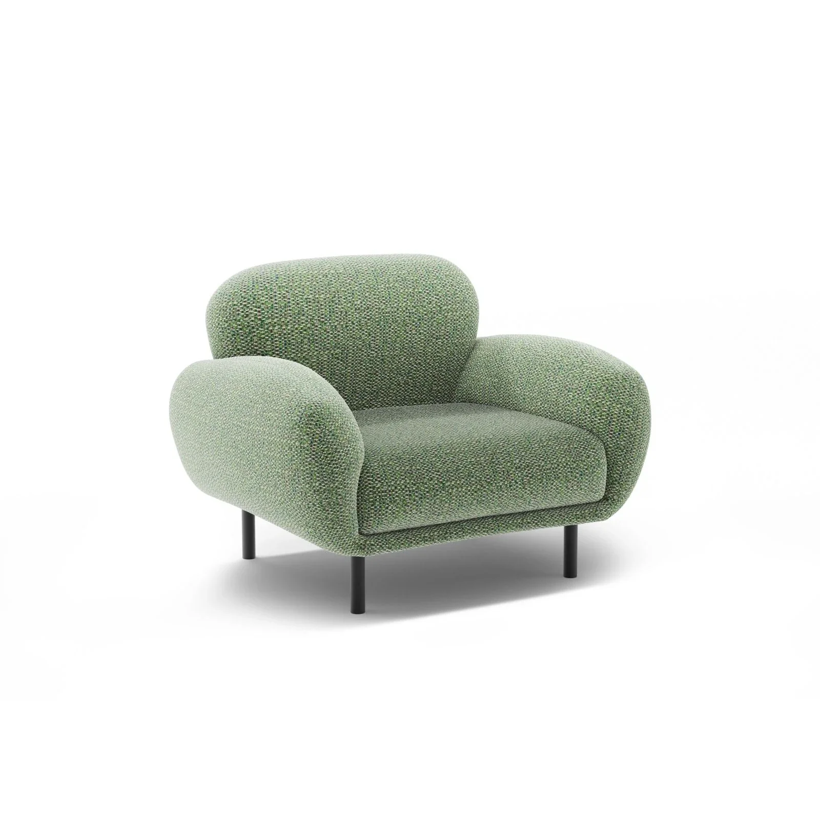 Poppy Sessel aus Samt, Chenille oder Boucle, 90x72 cm - Image 117
