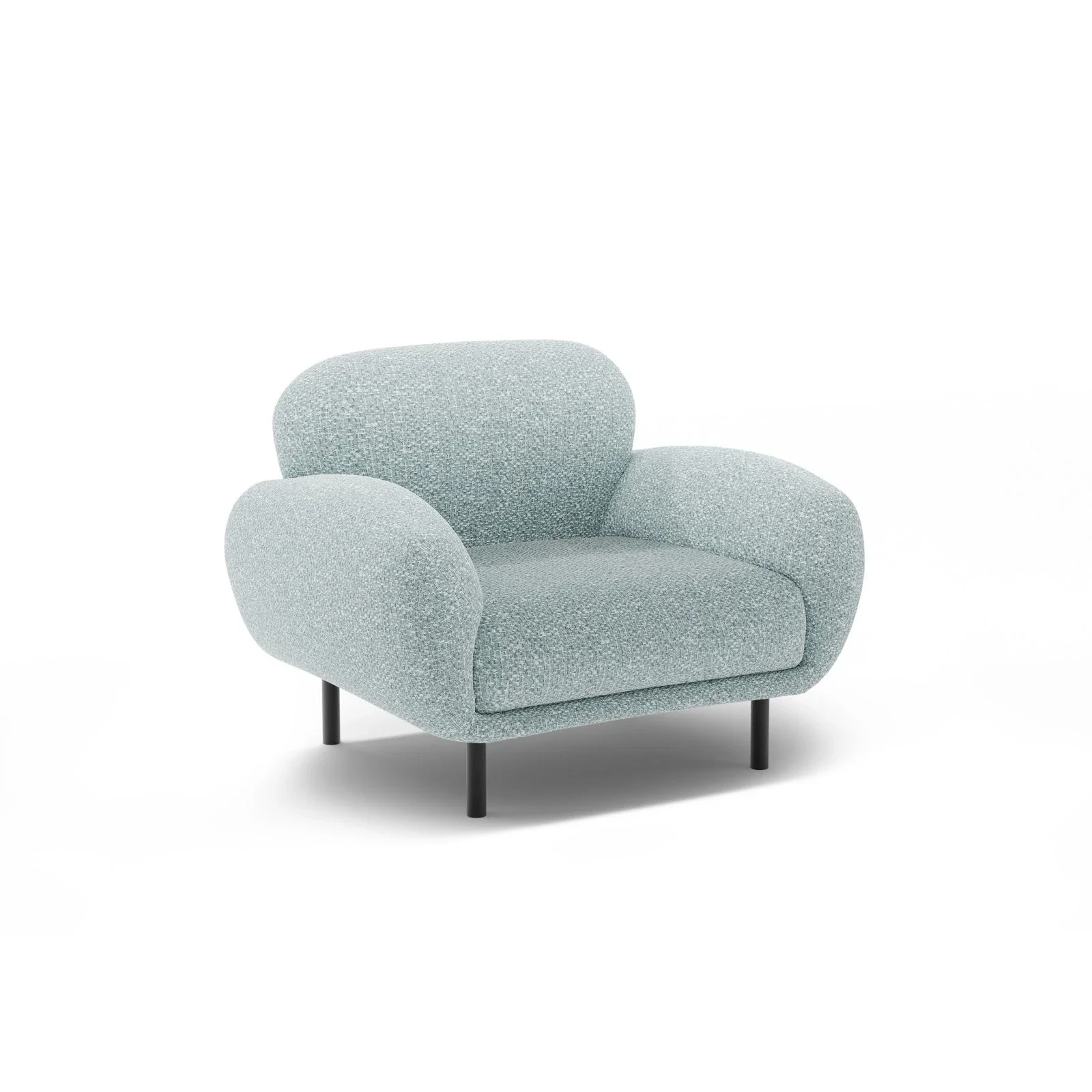 Poppy Sessel aus Samt, Chenille oder Boucle, 90x72 cm - Image 122