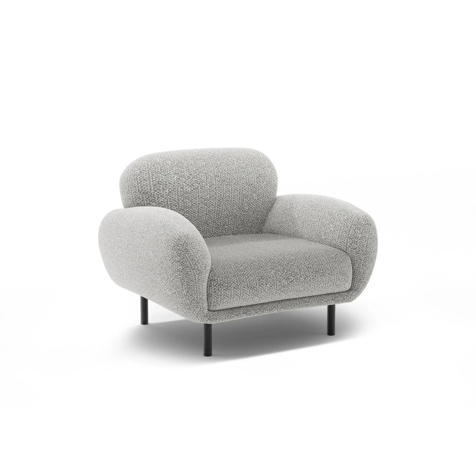 Poppy Sessel aus Samt, Chenille oder Boucle, 90x72 cm - Image 127
