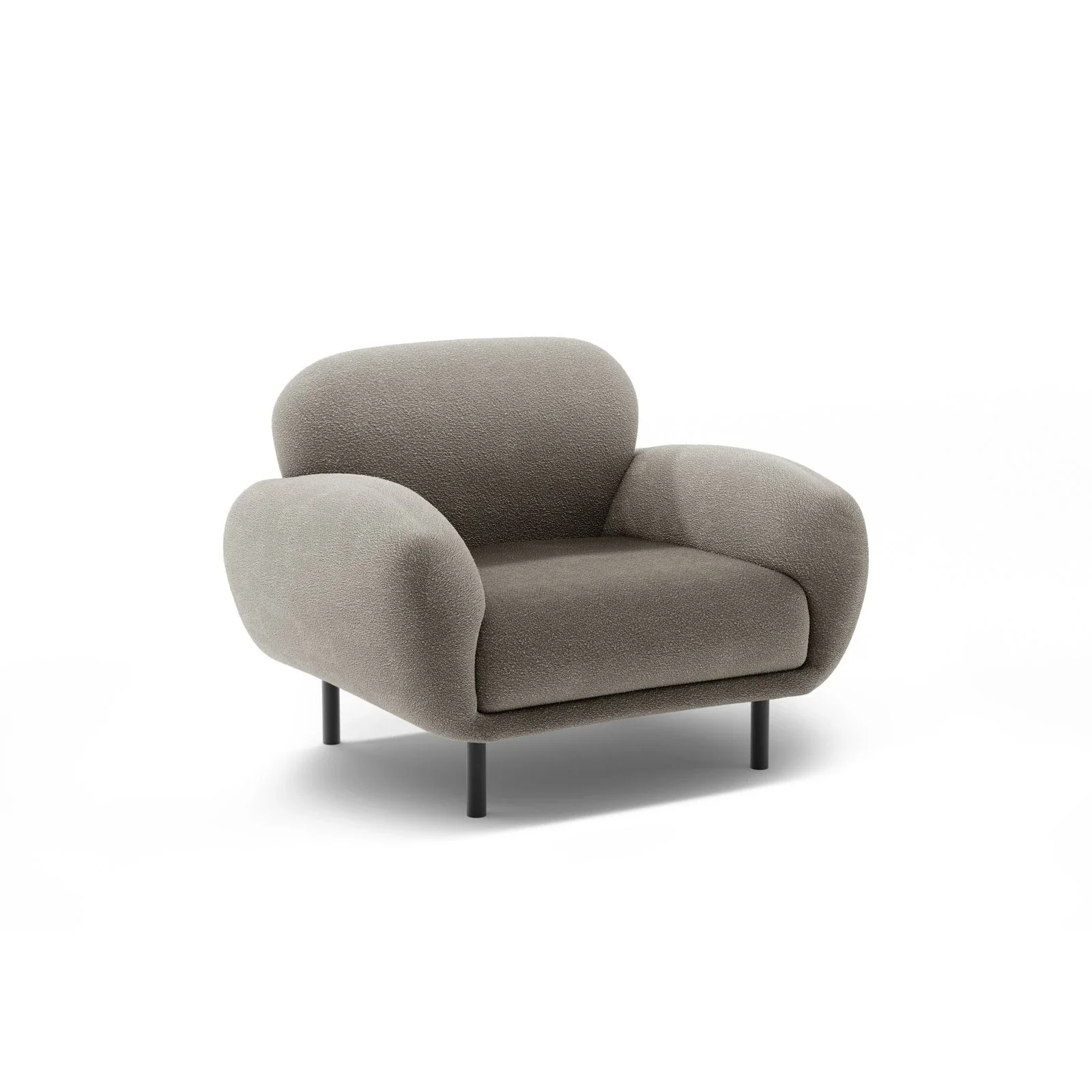 Poppy Sessel aus Samt, Chenille oder Boucle, 90x72 cm - Image 17