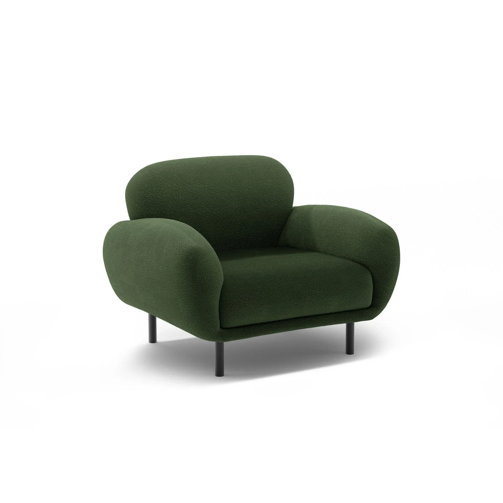 Poppy Sessel aus Samt, Chenille oder Boucle, 90x72 cm - Image 22