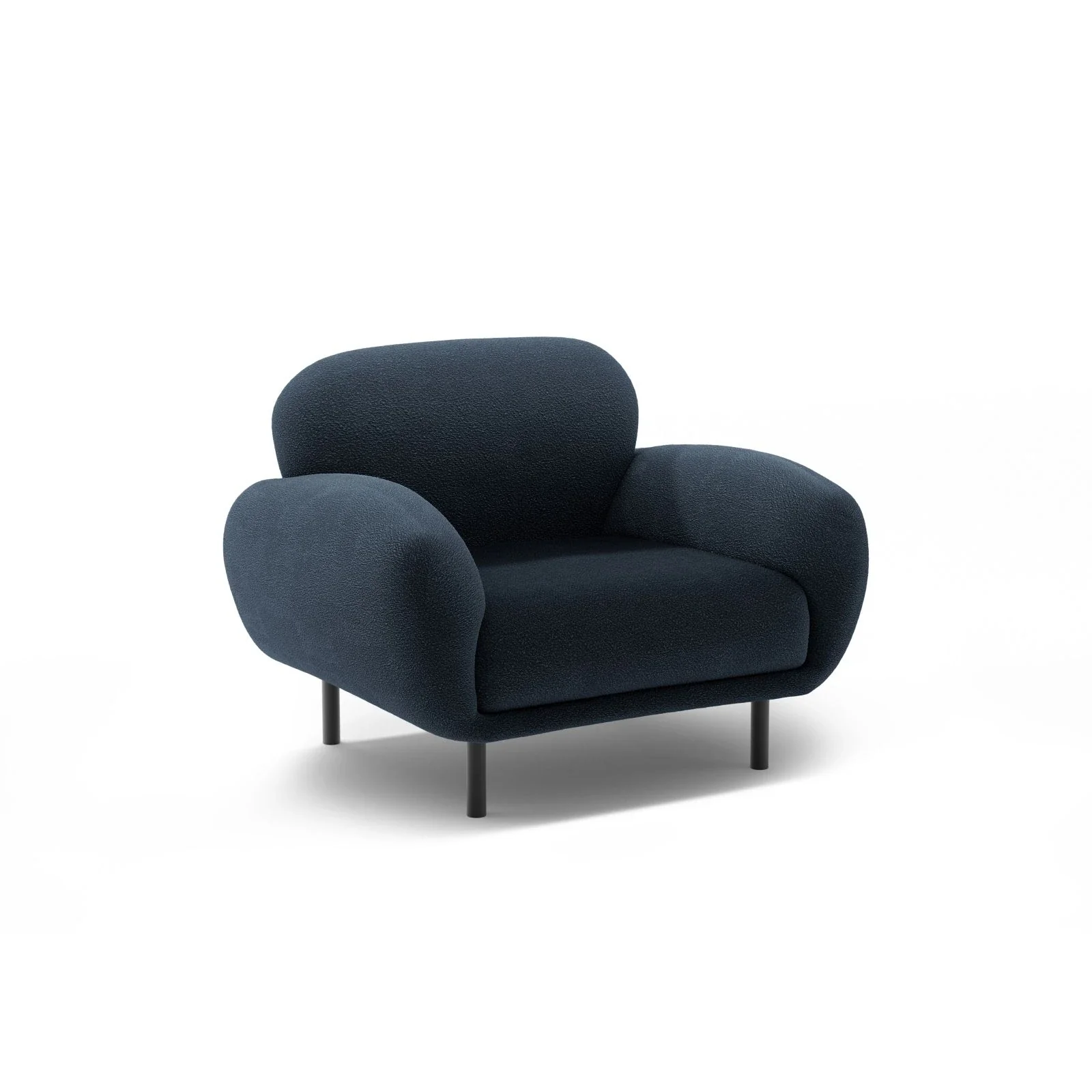 Poppy Sessel aus Samt, Chenille oder Boucle, 90x72 cm - Image 32