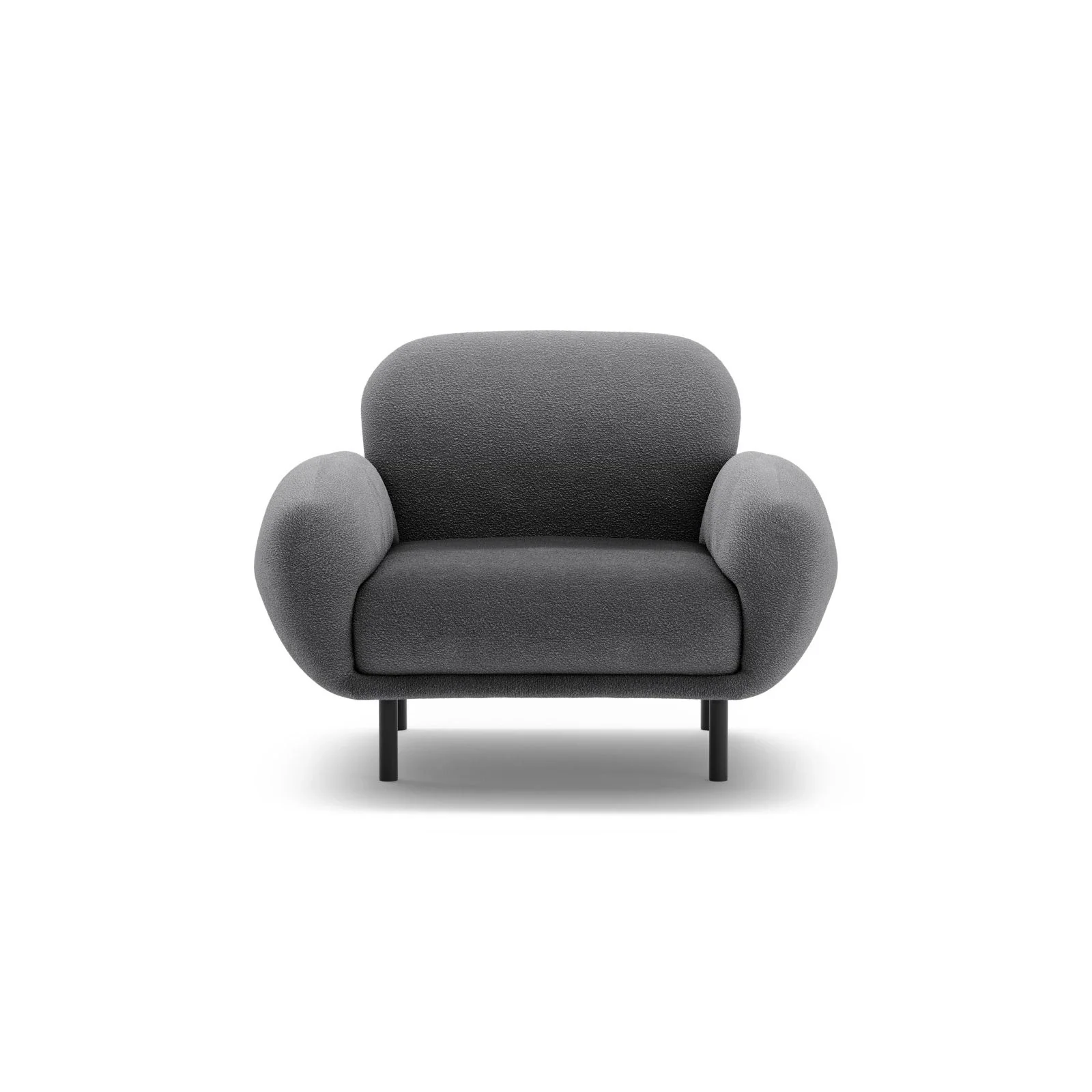 Poppy Sessel aus Samt, Chenille oder Boucle, 90x72 cm - Image 36
