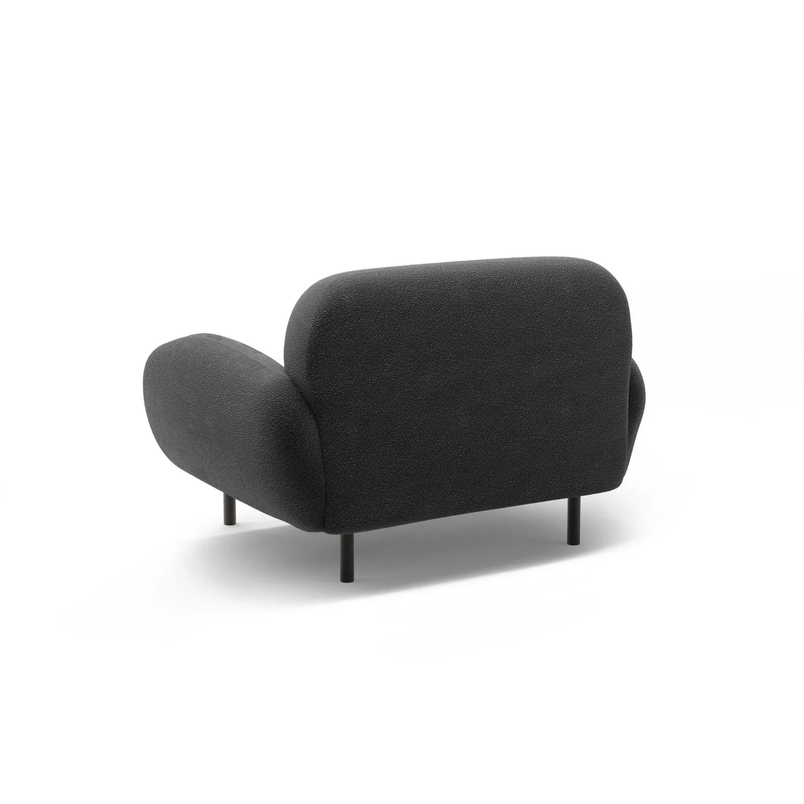 Poppy Sessel aus Samt, Chenille oder Boucle, 90x72 cm - Image 38