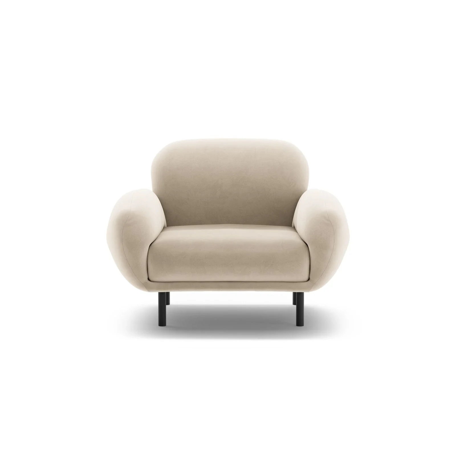 Poppy Sessel aus Samt, Chenille oder Boucle, 90x72 cm - Image 56