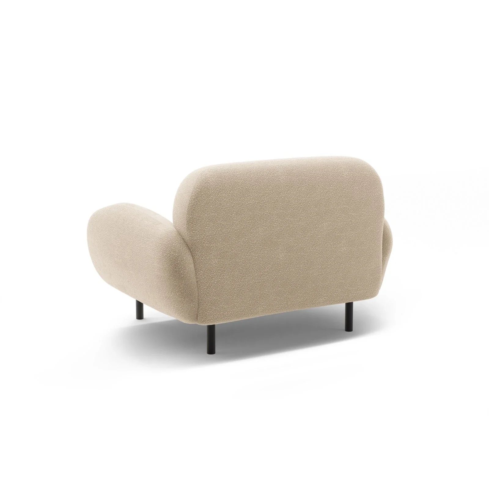 Poppy Sessel aus Samt, Chenille oder Boucle, 90x72 cm - Image 8