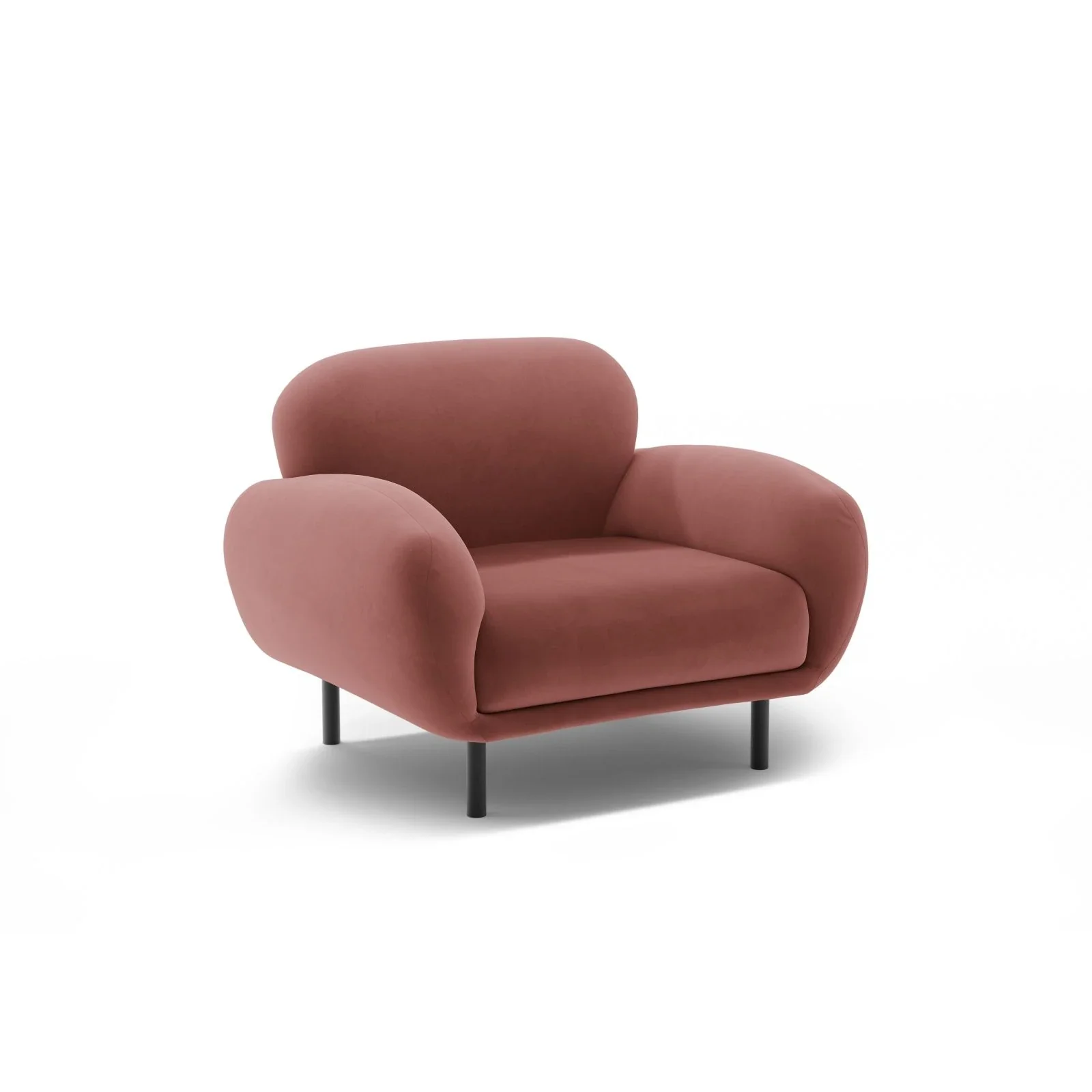 Poppy Sessel aus Samt, Chenille oder Boucle, 90x72 cm - Image 82