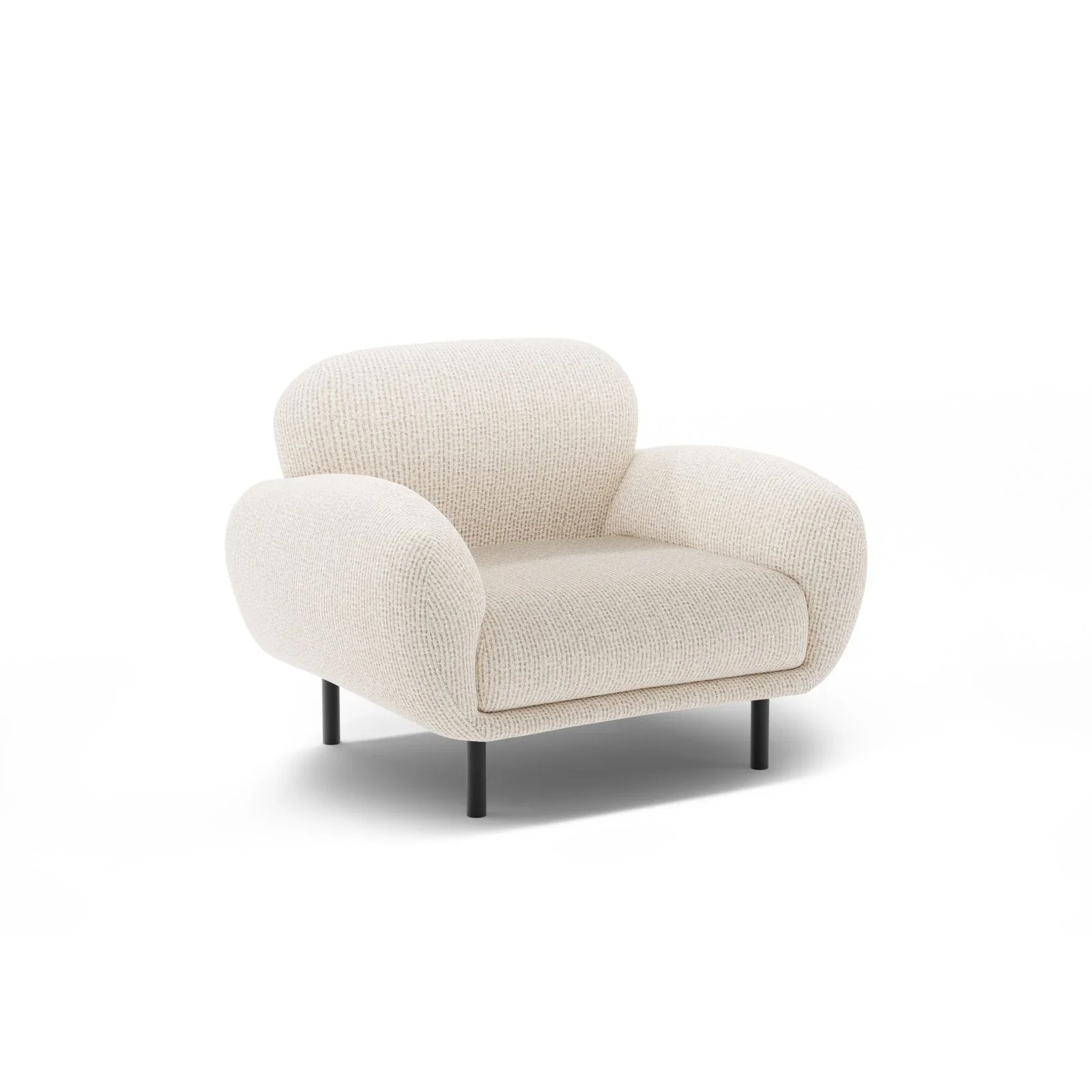 Poppy Sessel aus Samt, Chenille oder Boucle, 90x72 cm - Image 97
