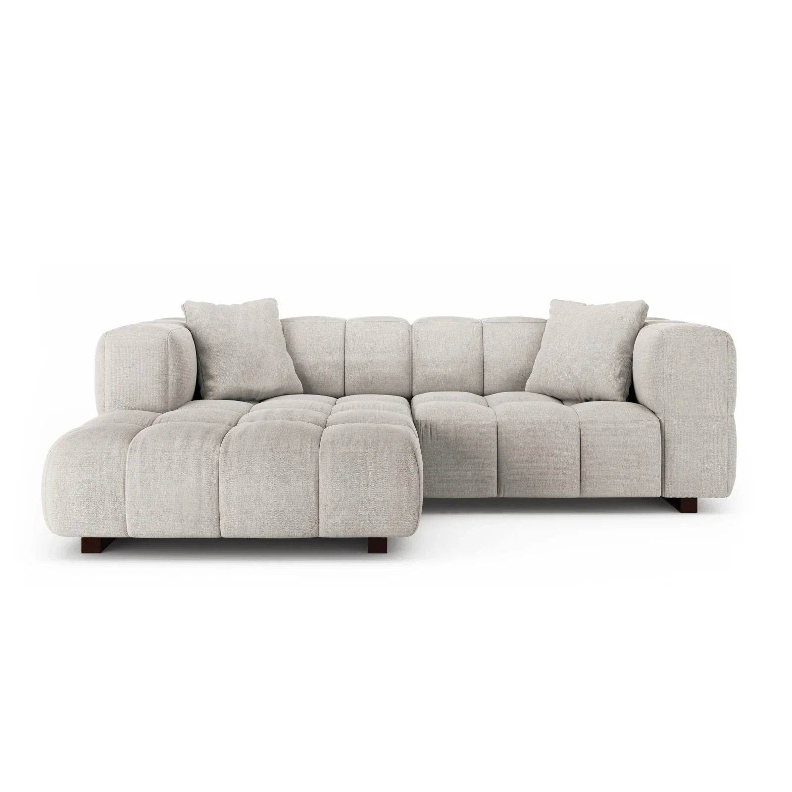 Puma 3-Sitzer Ecksofa Links mit Schlaffunktion, aus Samt oder Strukturstoff, 260x164 cm - Image 7