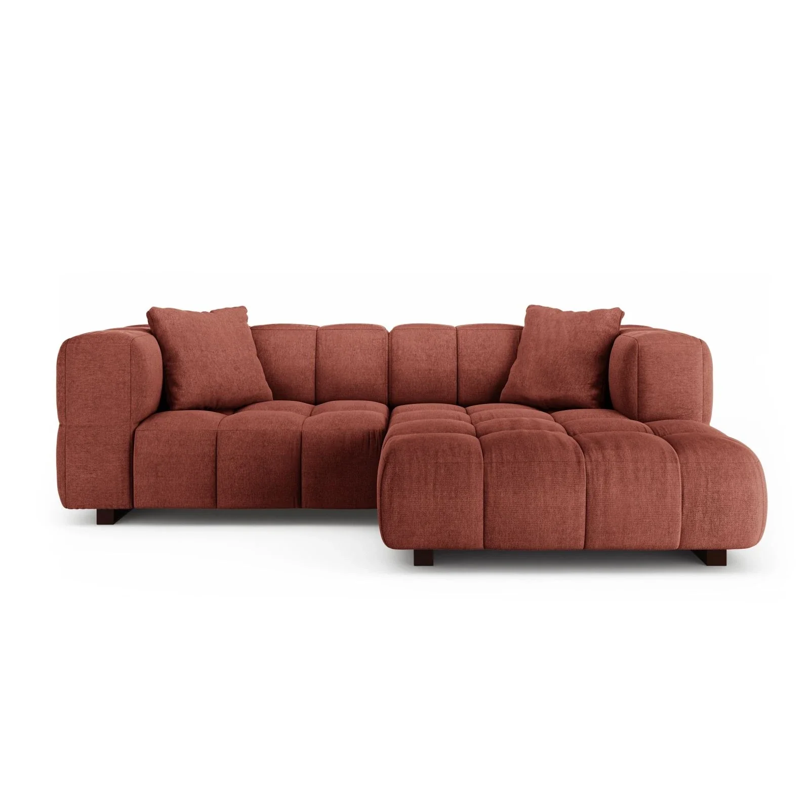 Puma 3-Sitzer Ecksofa Rechts mit Schlaffunktion, aus Samt oder Strukturstoff, 260x164 cm - Image 13