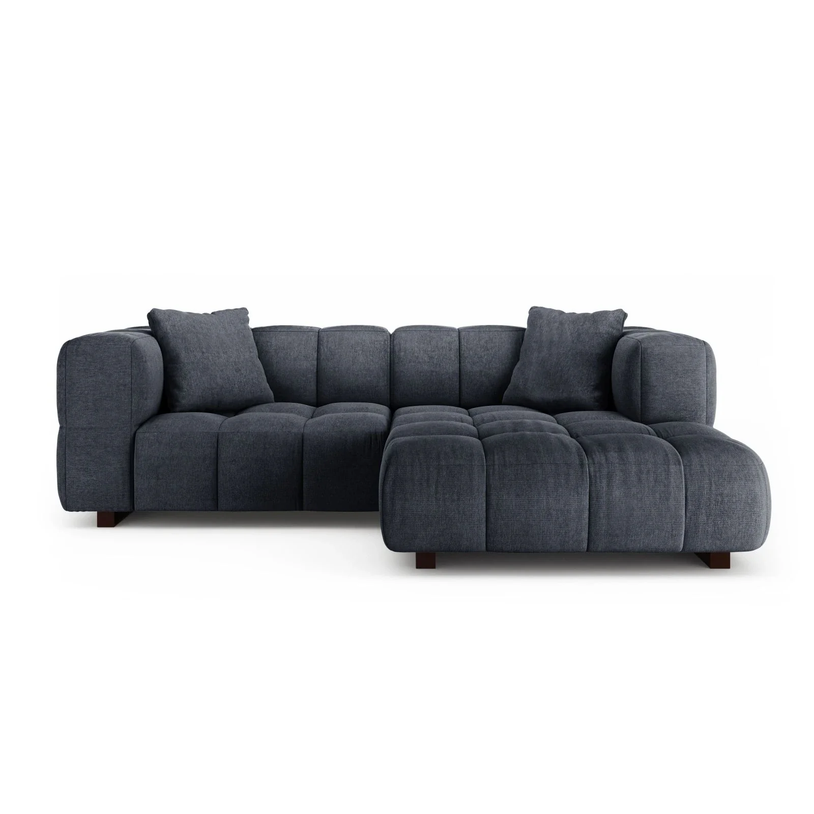 Puma 3-Sitzer Ecksofa Rechts mit Schlaffunktion, aus Samt oder Strukturstoff, 260x164 cm - Image 31