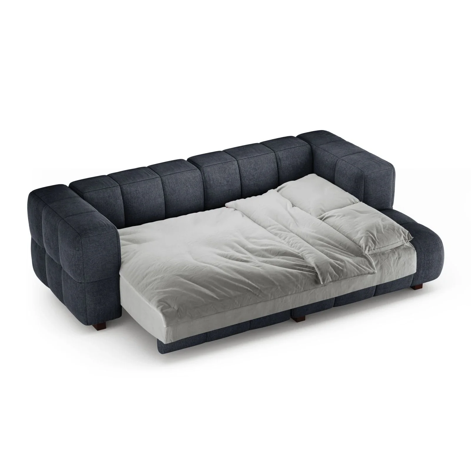 Puma 3-Sitzer Ecksofa Rechts mit Schlaffunktion, aus Samt oder Strukturstoff, 260x164 cm - Image 32