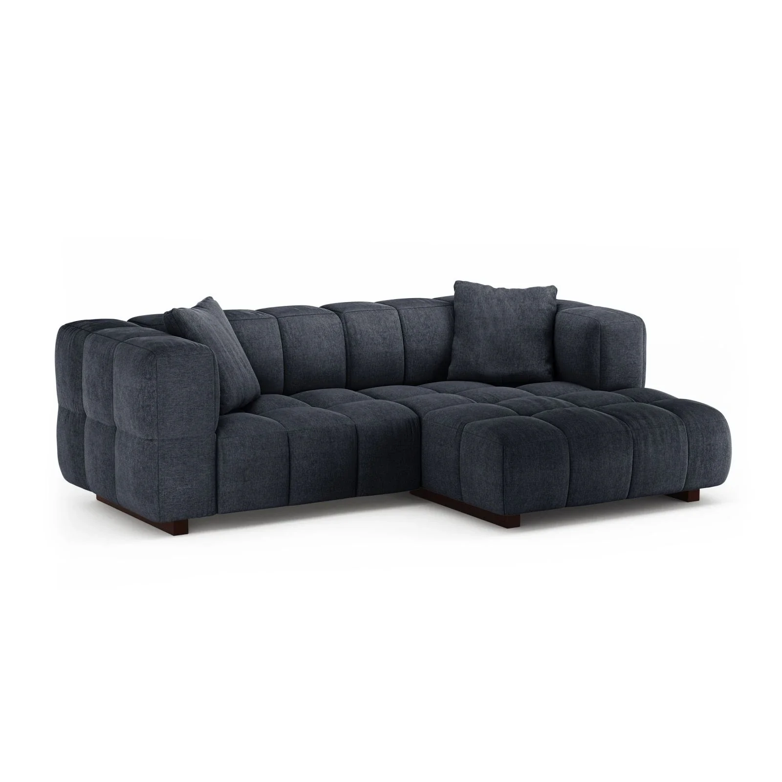 Puma 3-Sitzer Ecksofa Rechts mit Schlaffunktion, aus Samt oder Strukturstoff, 260x164 cm - Image 33