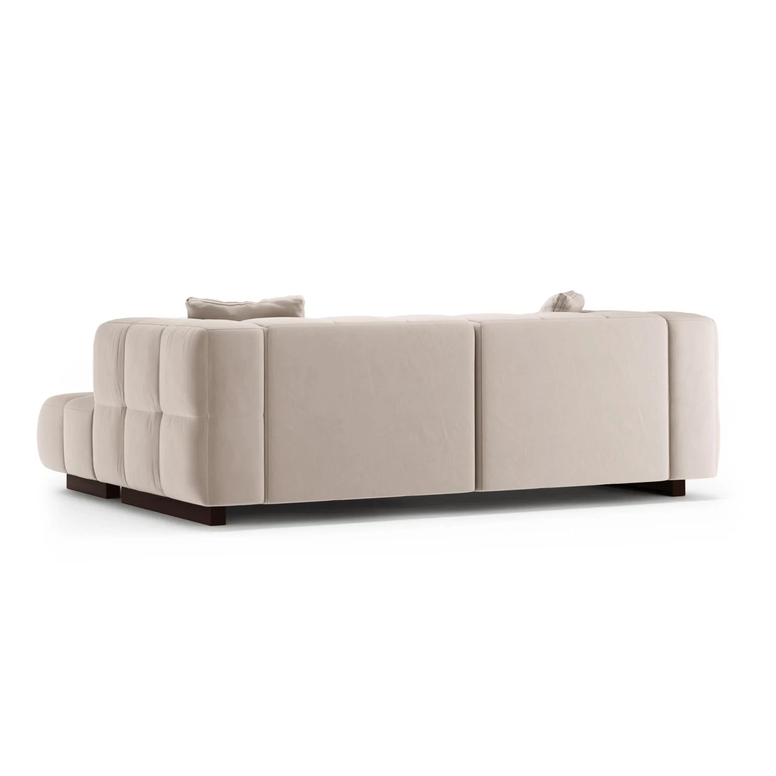 Puma 3-Sitzer Ecksofa Rechts mit Schlaffunktion, aus Samt oder Strukturstoff, 260x164 cm - Image 47
