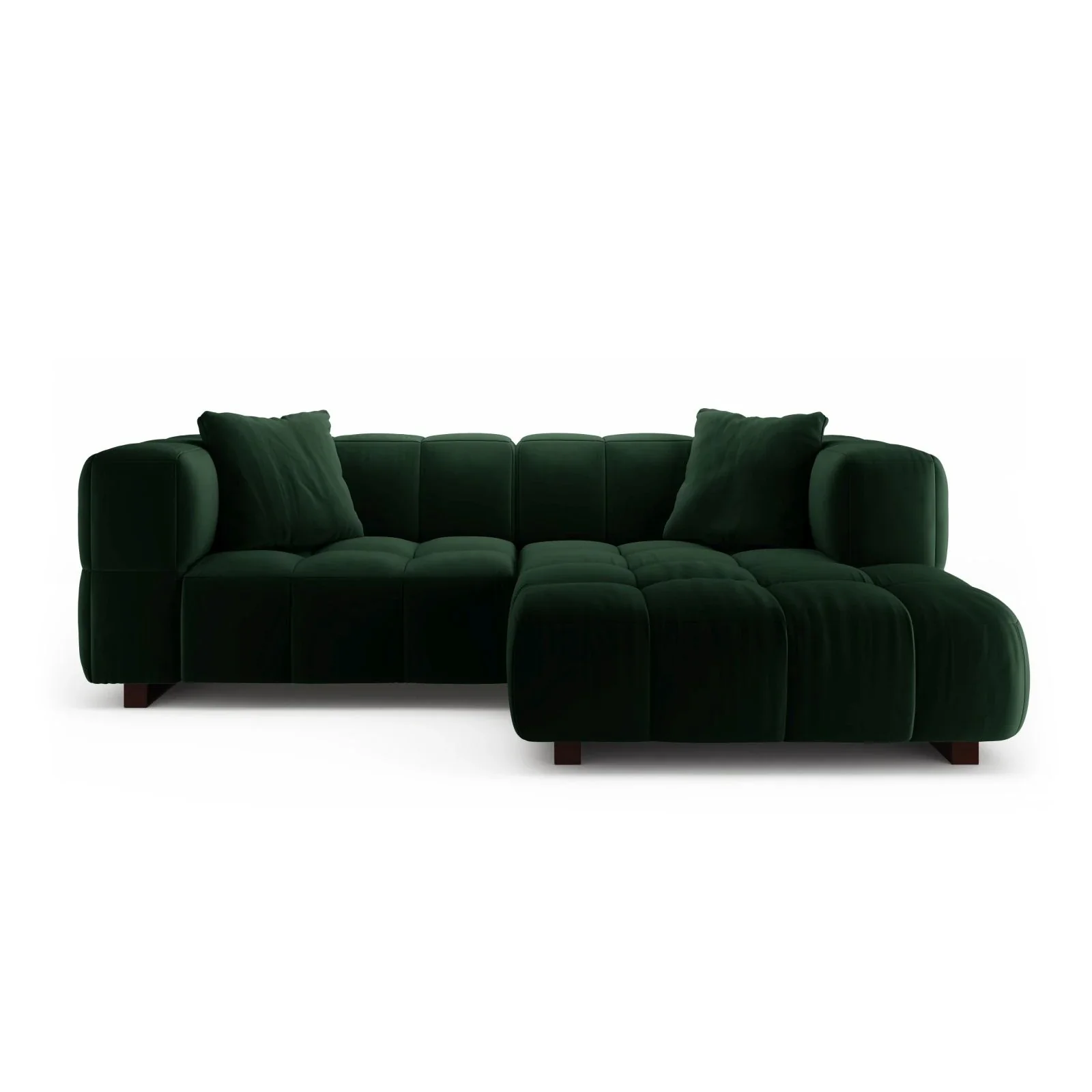 Puma 3-Sitzer Ecksofa Rechts mit Schlaffunktion, aus Samt oder Strukturstoff, 260x164 cm - Image 61