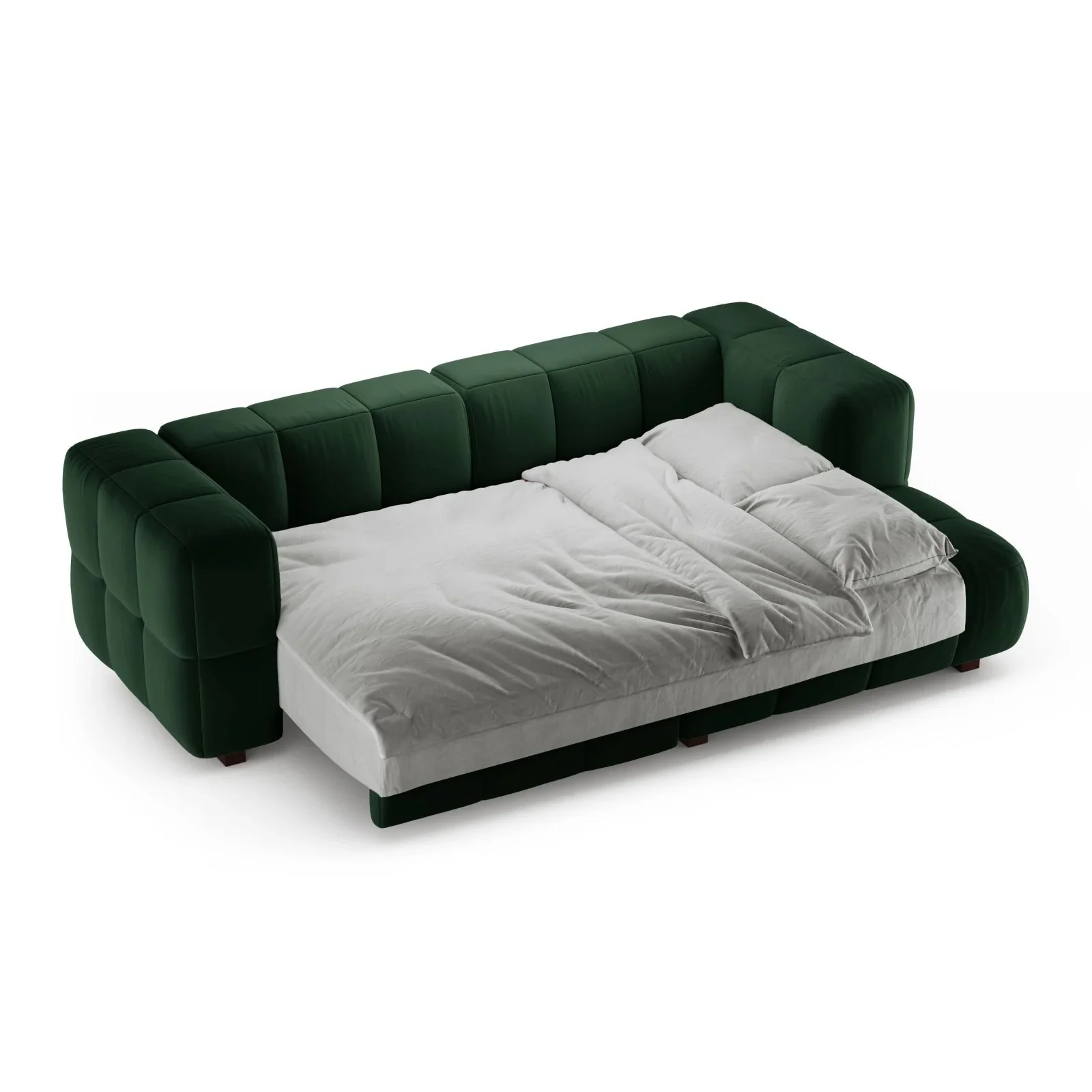 Puma 3-Sitzer Ecksofa Rechts mit Schlaffunktion, aus Samt oder Strukturstoff, 260x164 cm - Image 62