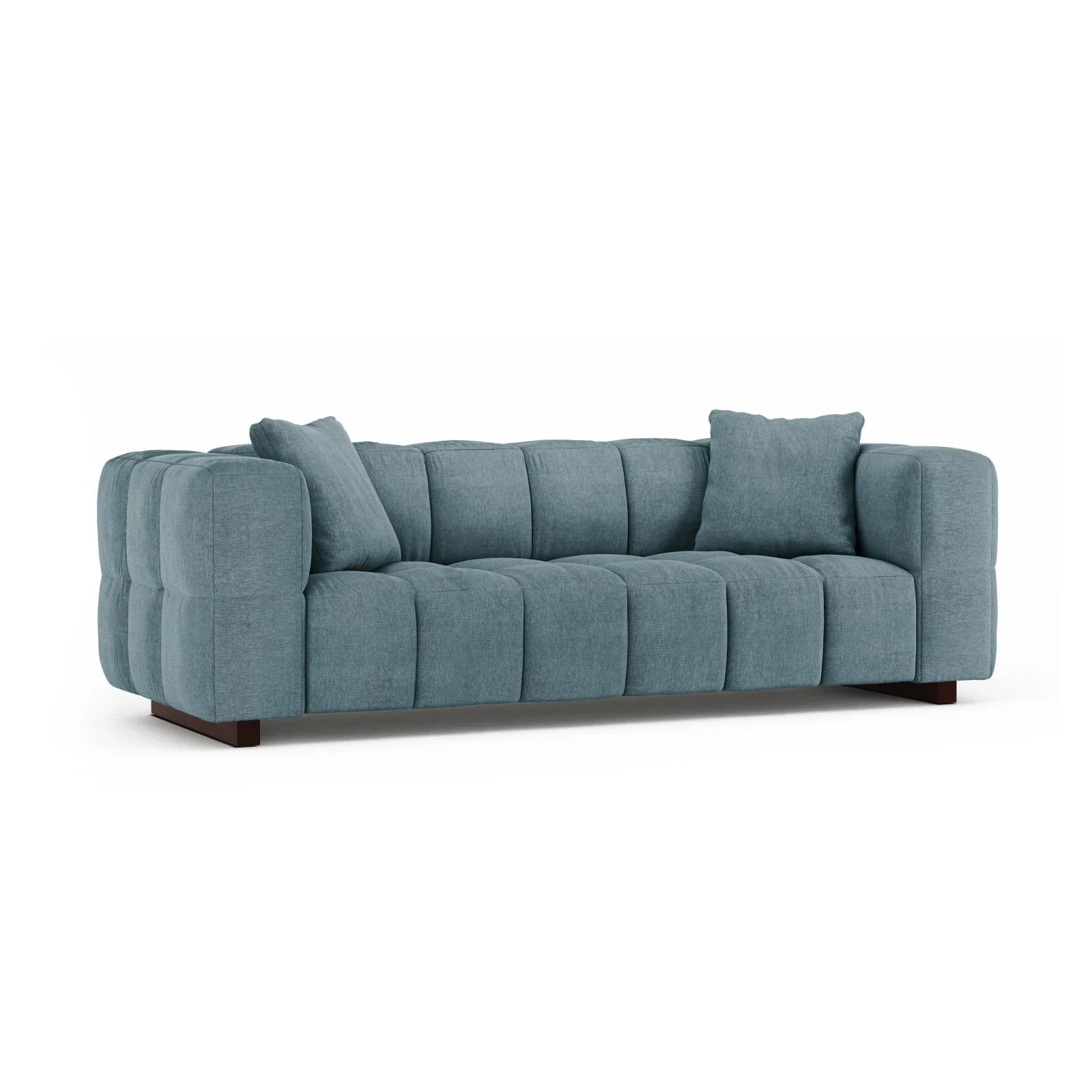 Puma 3-Sitzer Sofa mit Schlaffunktion aus Samt oder Strukturstoff, 260x92 cm - Image 24