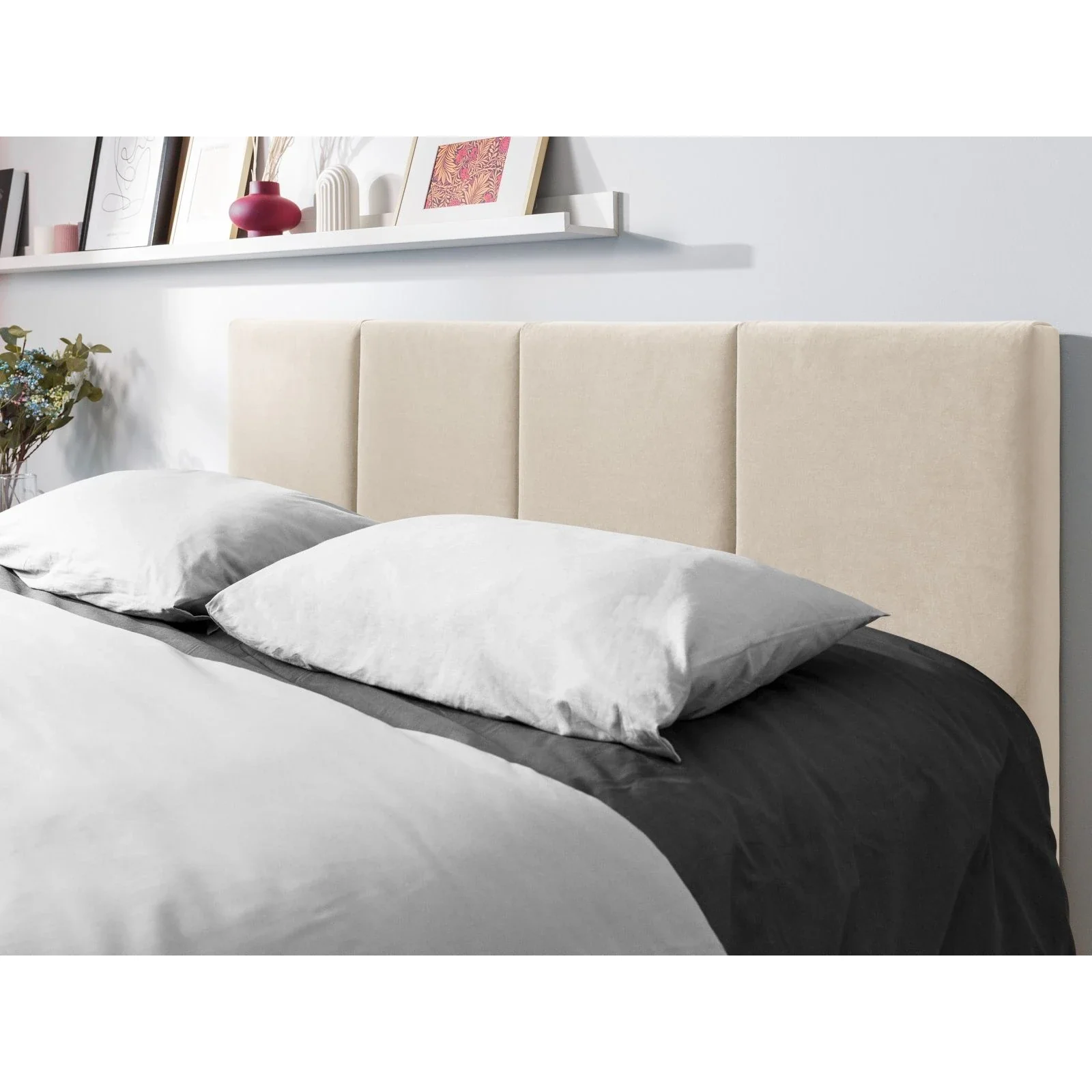 Pyla Bett mit Stauraum und Kopfteil in Samt, 180x200 cm - Image 3