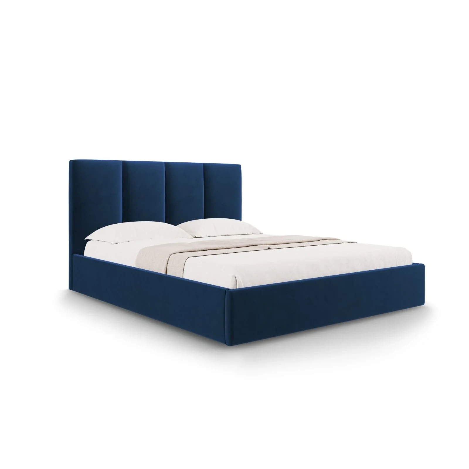 Pyla Bett mit Stauraum und Kopfteil in Samt, 180x200 cm - Image 33